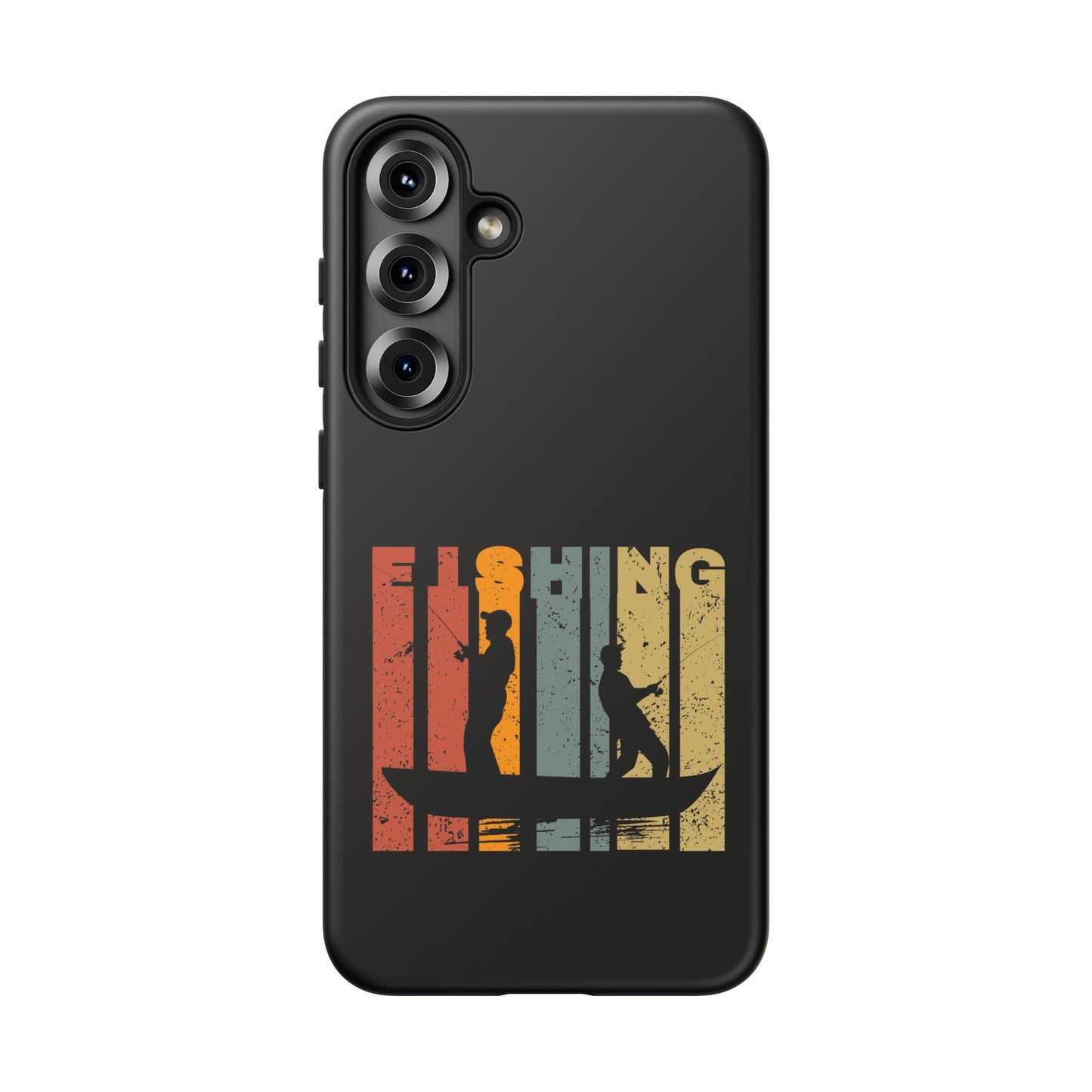 Cell Phone Case | Fishing Grunge | For iPhone, Samsung Galaxy, and Google Pixel