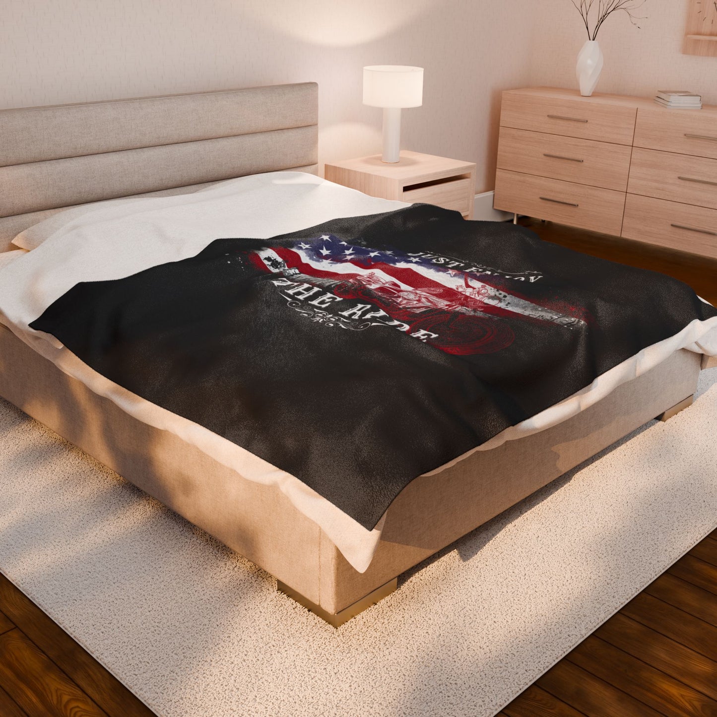 Velveteen Plush Blanket - Just Enjoy the Ride