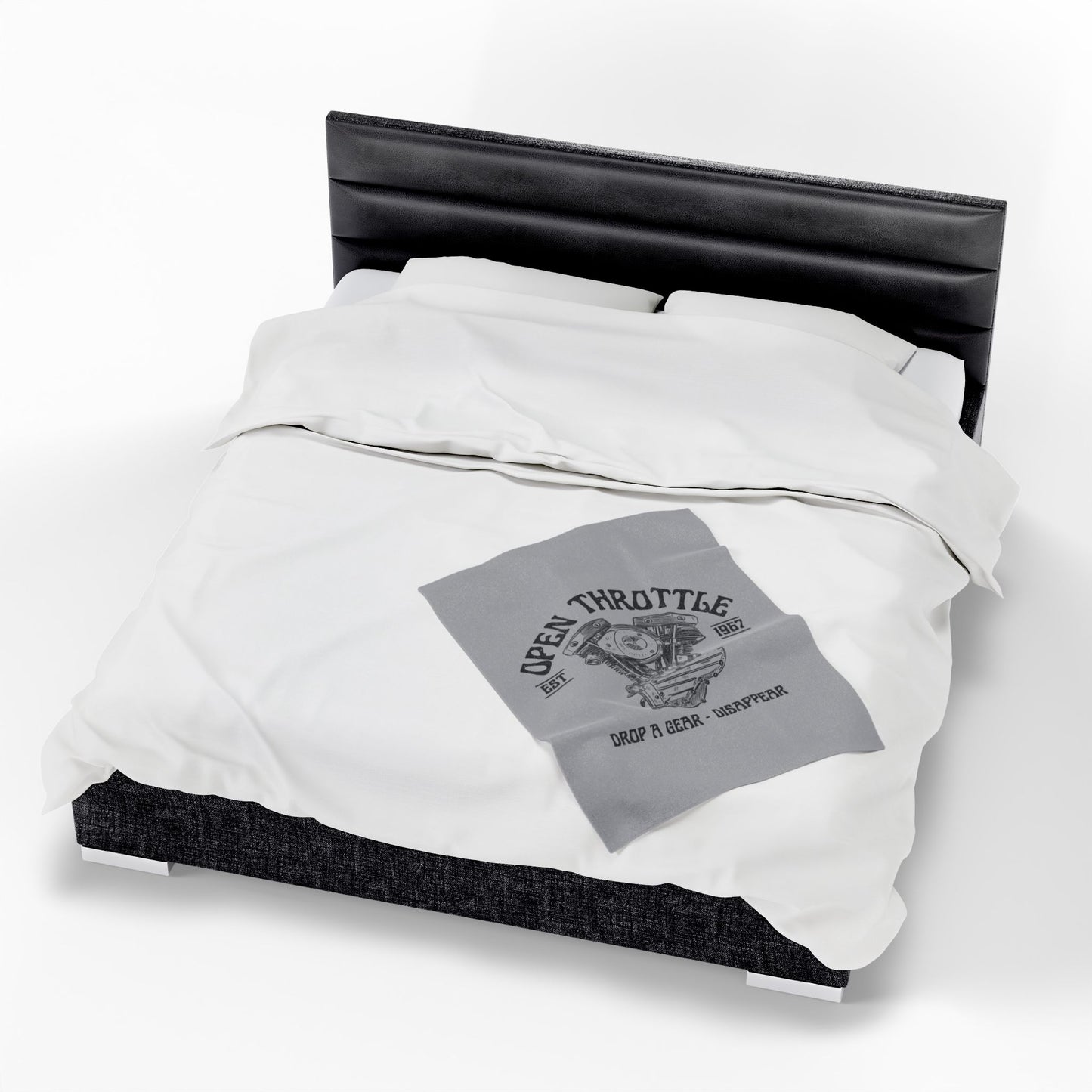 Velveteen Plush Blanket - Open Throttle