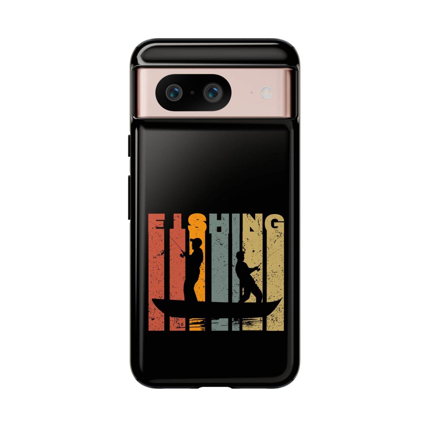 Cell Phone Case | Fishing Grunge | For iPhone, Samsung Galaxy, and Google Pixel
