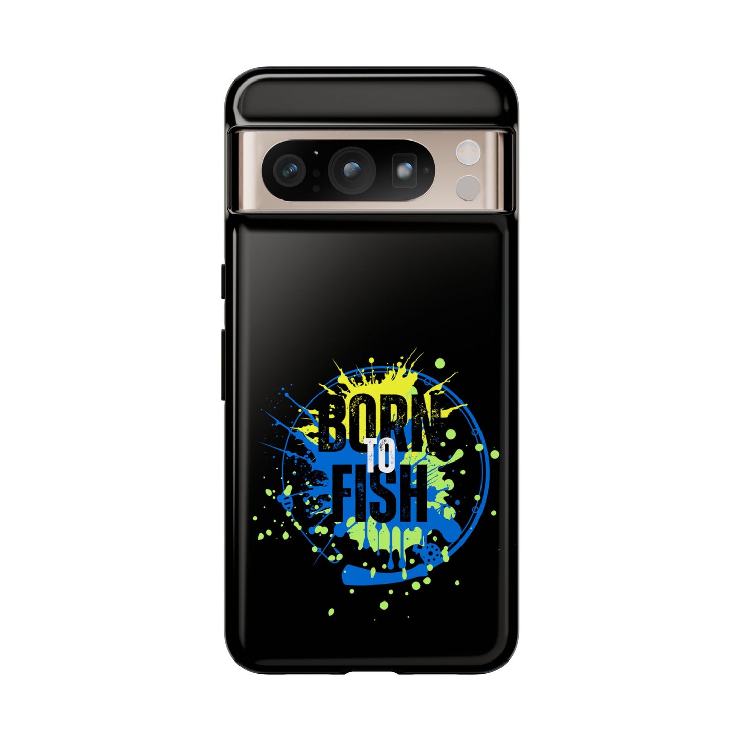 Cell Phone Case | Born to Fish | For iPhone, Samsung Galaxy, and Google Pixel
