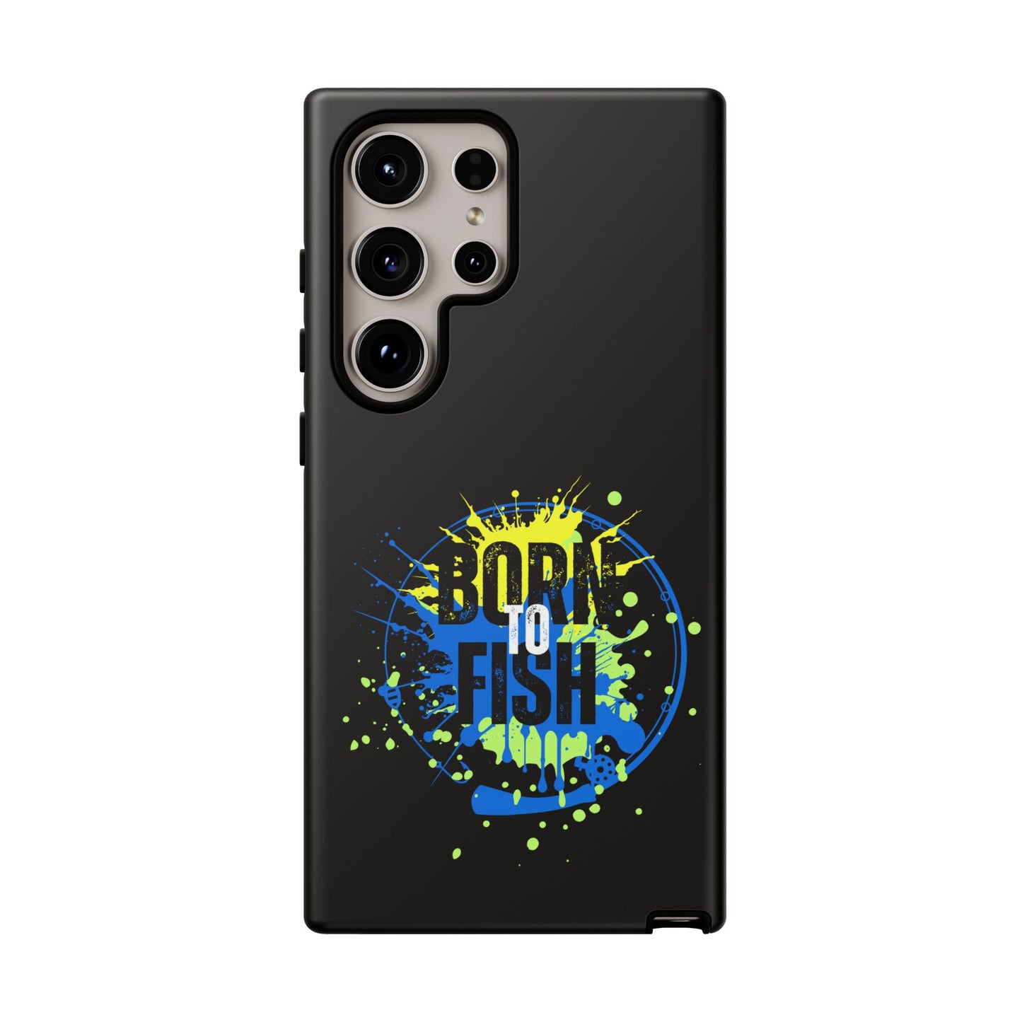 Cell Phone Case | Born to Fish | For iPhone, Samsung Galaxy, and Google Pixel