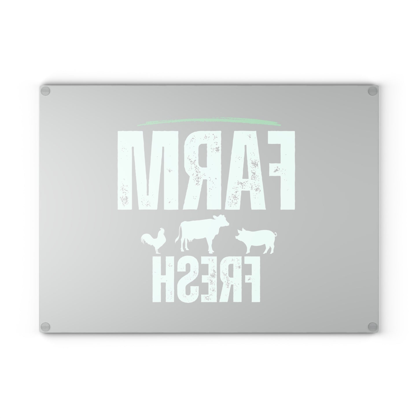 Glass Cutting Board - Farm Fresh