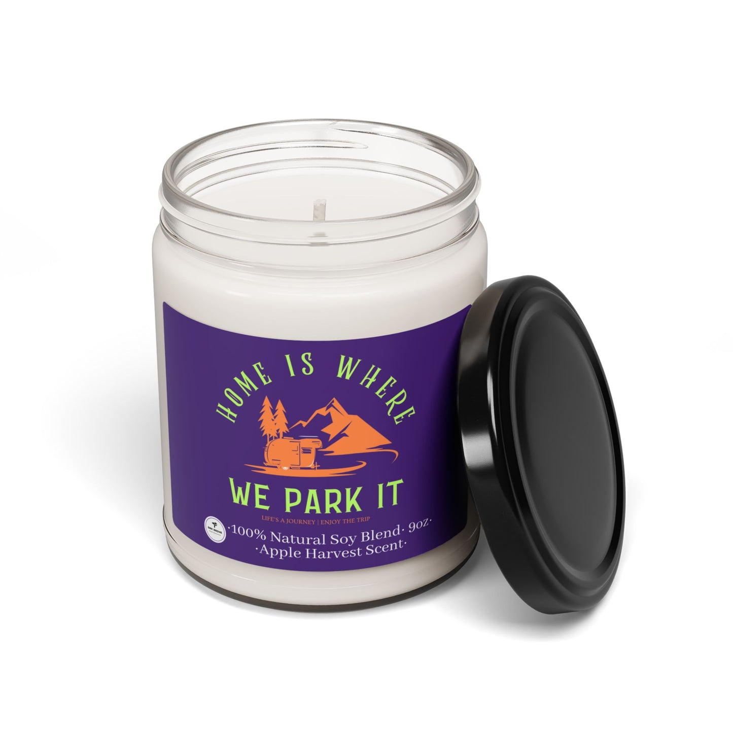 Scented Soy Candle, 9oz - Home is Where We Park It
