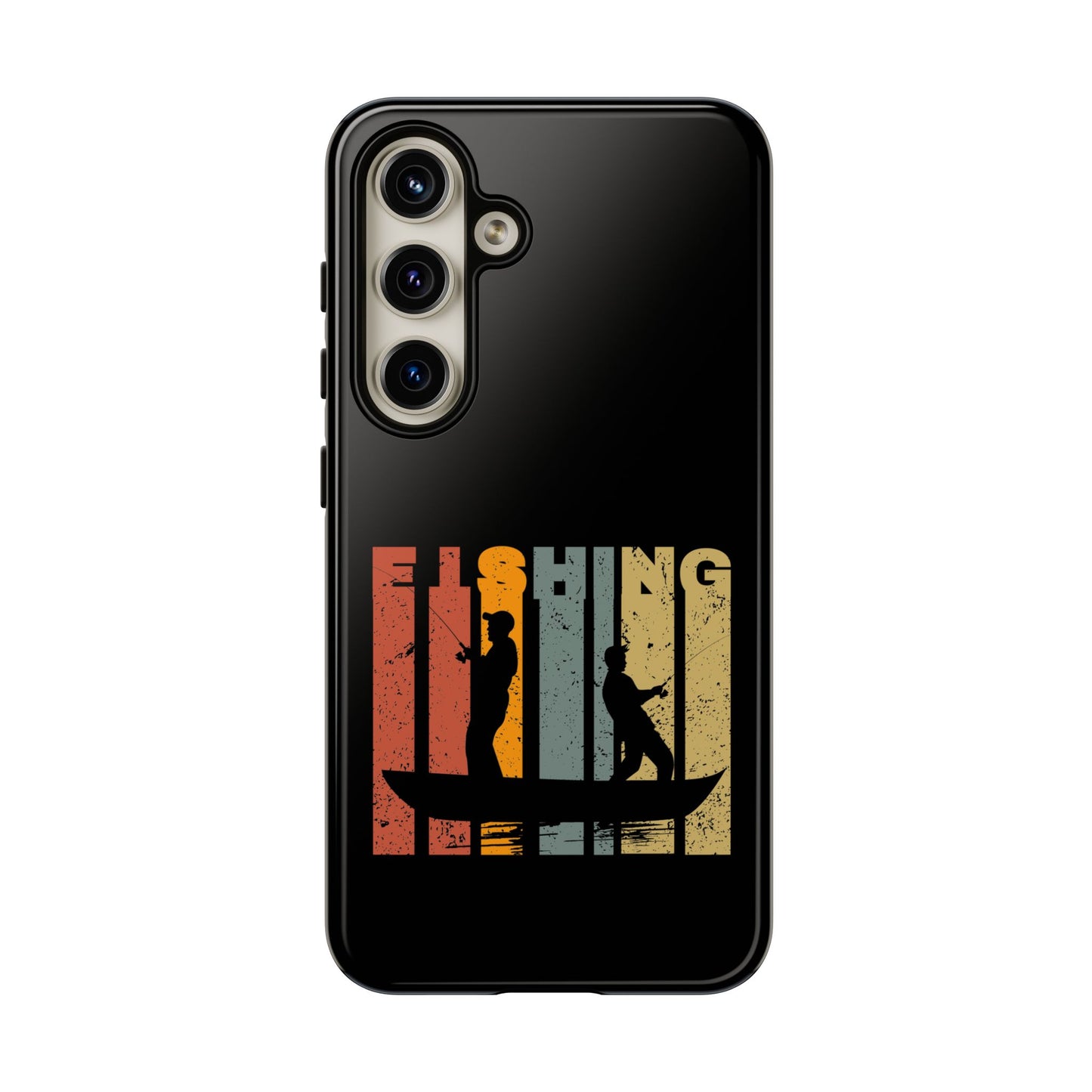 Cell Phone Case | Fishing Grunge | For iPhone, Samsung Galaxy, and Google Pixel
