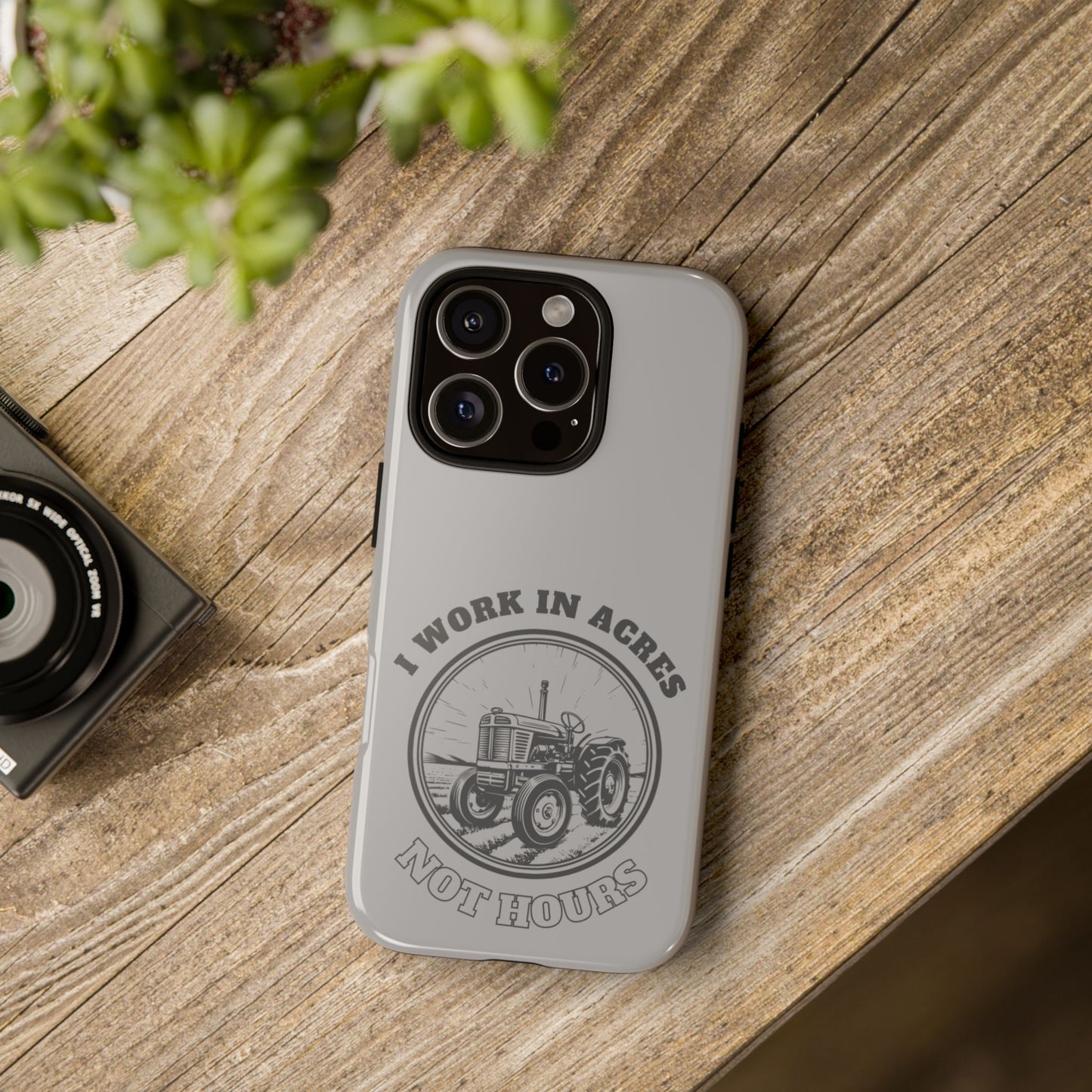 Cell Phone Case | I Work in Acres | For iPhone, Samsung Galaxy, and Google Pixel