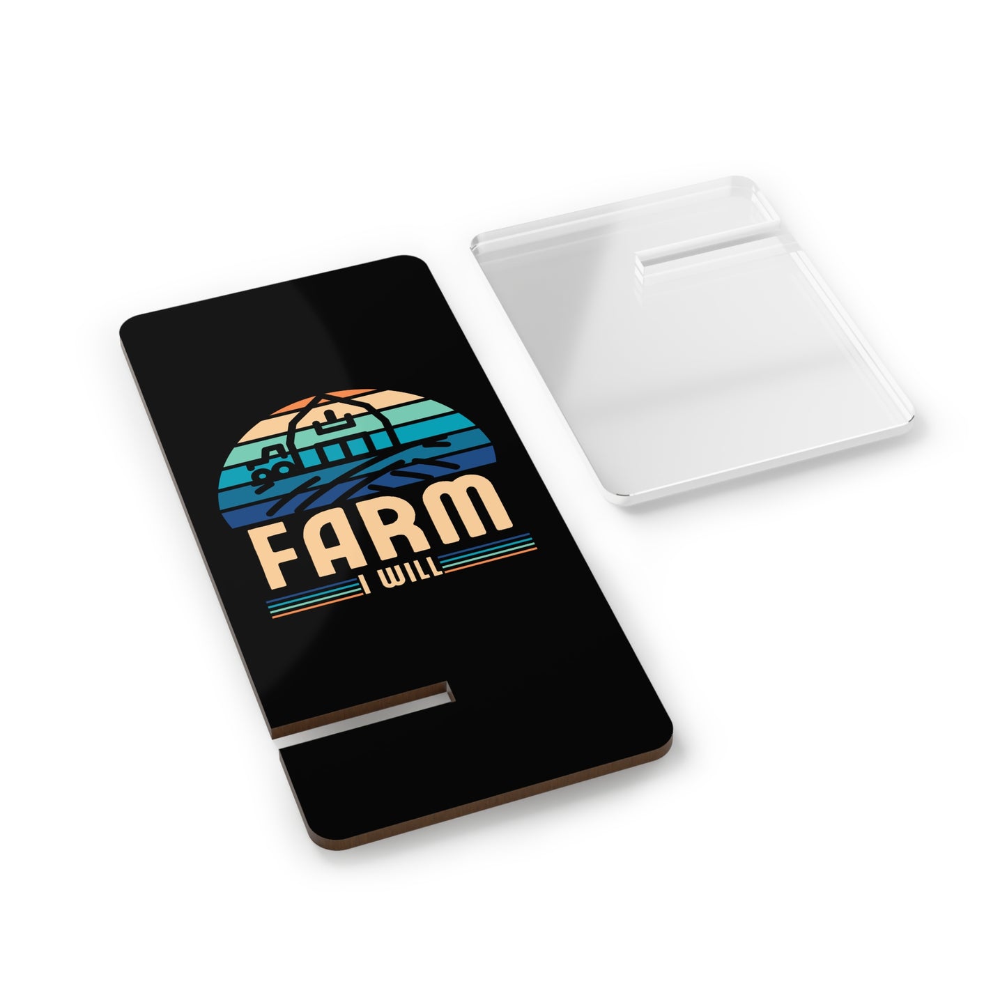 Farm I Will, Cell Phone Stand for Desk or Nightstand