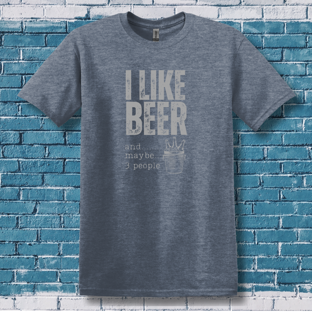 This is image of I Like Beer T-Shirt version 12