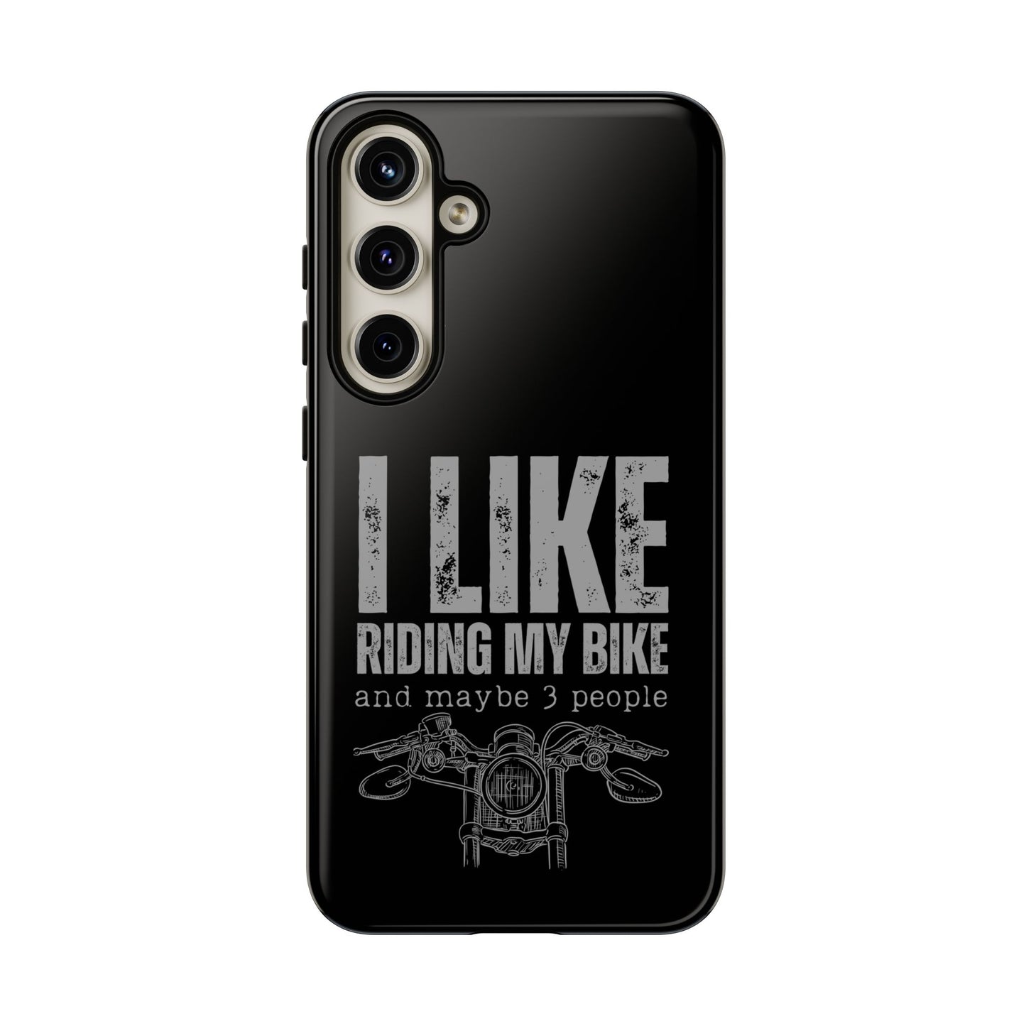 Cell Phone Case | I Like Riding My Bike | For iPhone, Samsung Galaxy, and Google Pixel