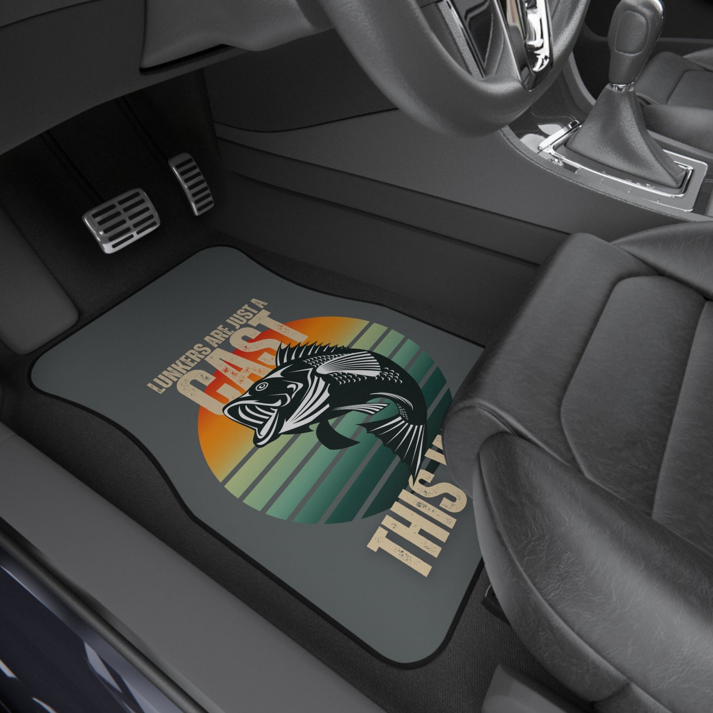 Car Mats (2x Front) | Lunkers are Just a Cast This Way