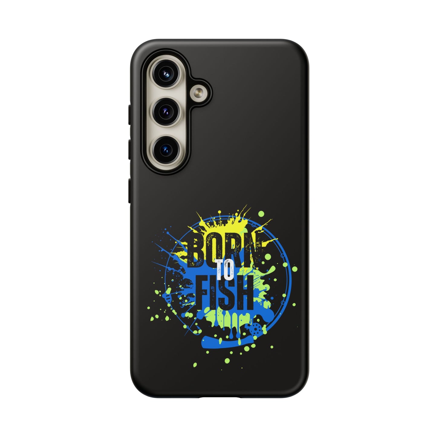 Cell Phone Case | Born to Fish | For iPhone, Samsung Galaxy, and Google Pixel