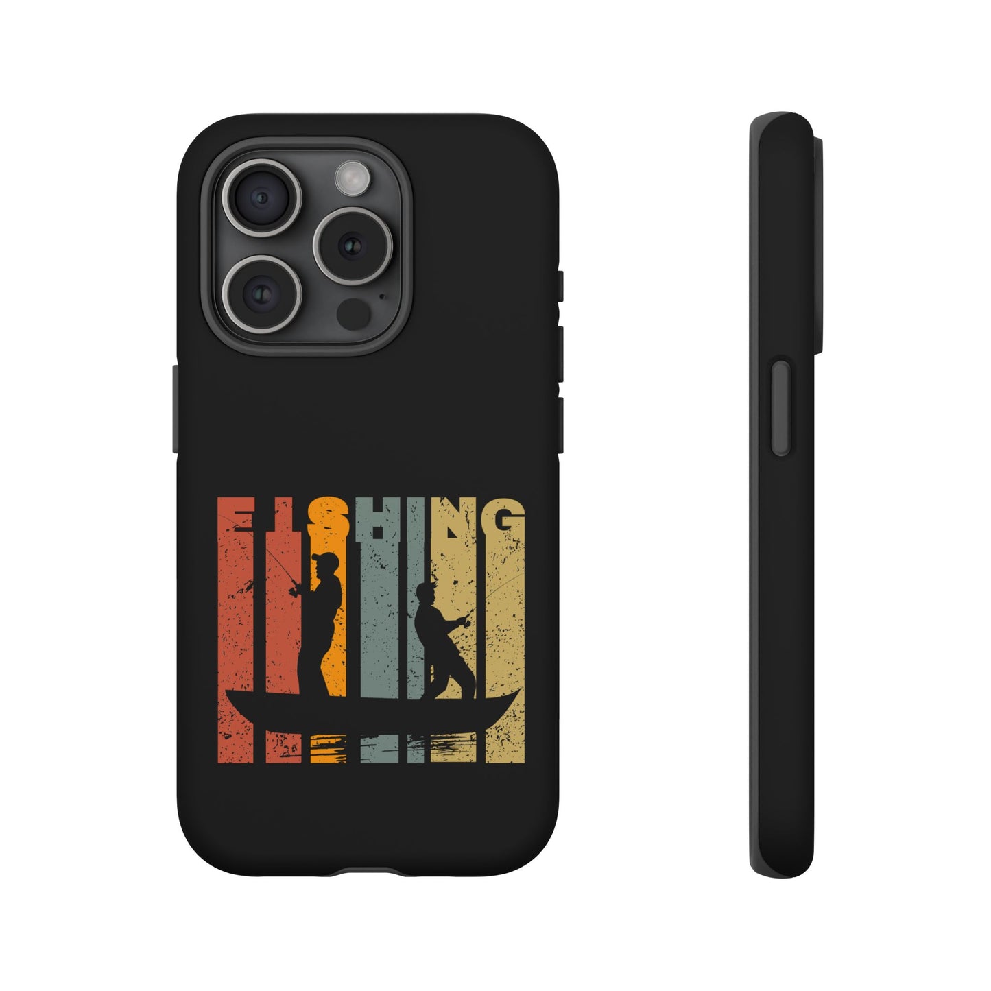 Cell Phone Case | Fishing Grunge | For iPhone, Samsung Galaxy, and Google Pixel