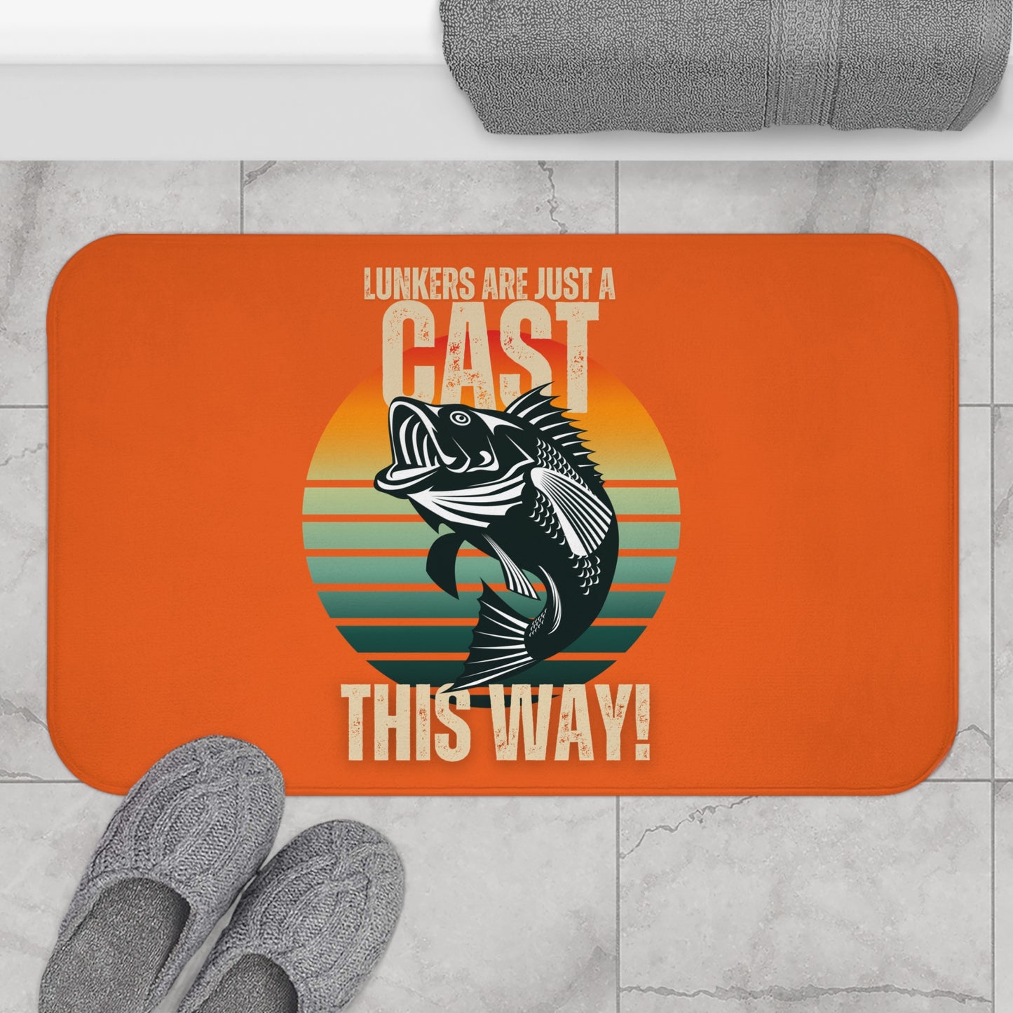 Oak Grove Expressions Bath Mat Ideas | Lunkers Are Just a Cast This Way