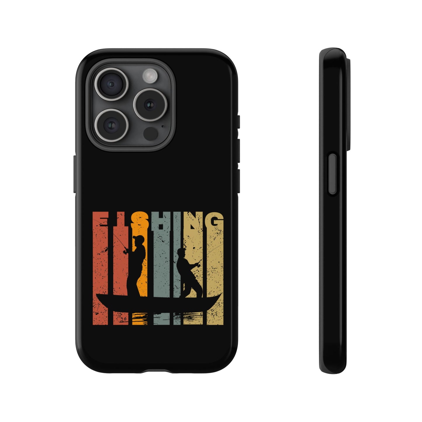 Cell Phone Case | Fishing Grunge | For iPhone, Samsung Galaxy, and Google Pixel