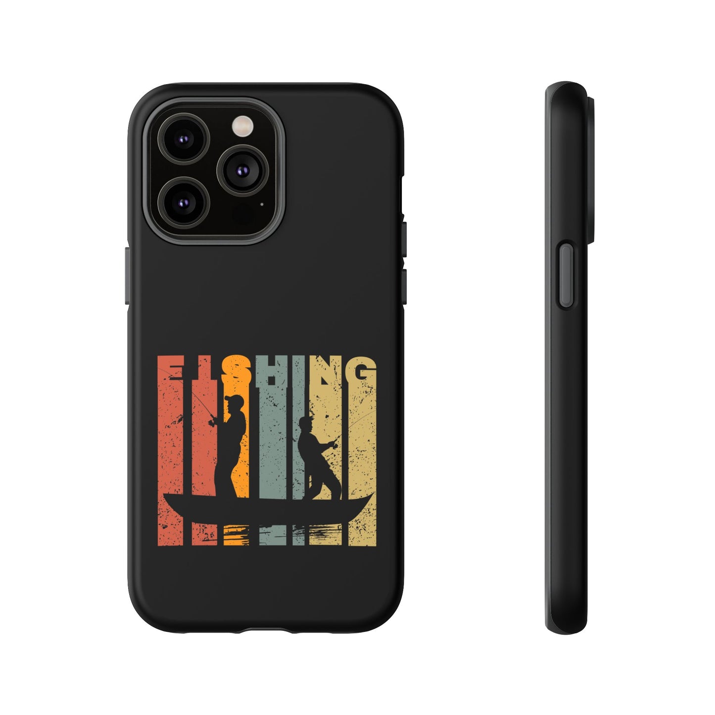 Cell Phone Case | Fishing Grunge | For iPhone, Samsung Galaxy, and Google Pixel