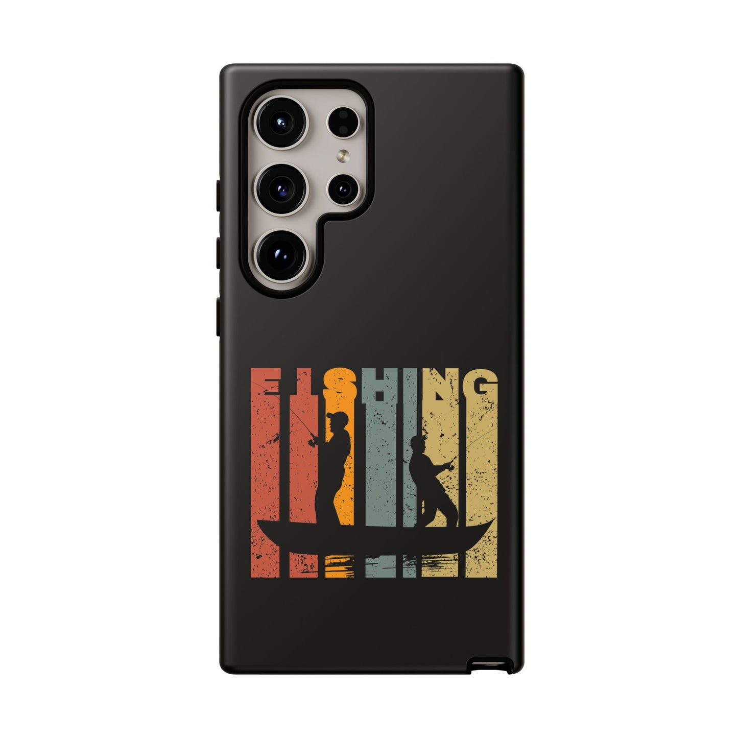 Cell Phone Case | Fishing Grunge | For iPhone, Samsung Galaxy, and Google Pixel