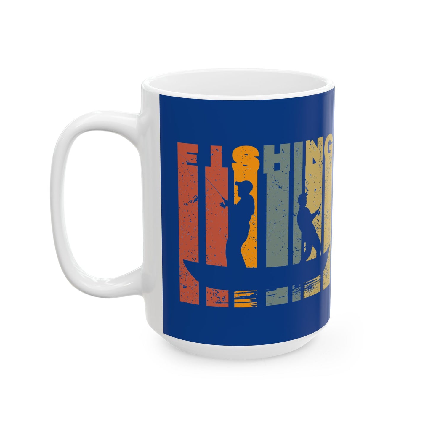 Coffee Mug - Fishing Grunge