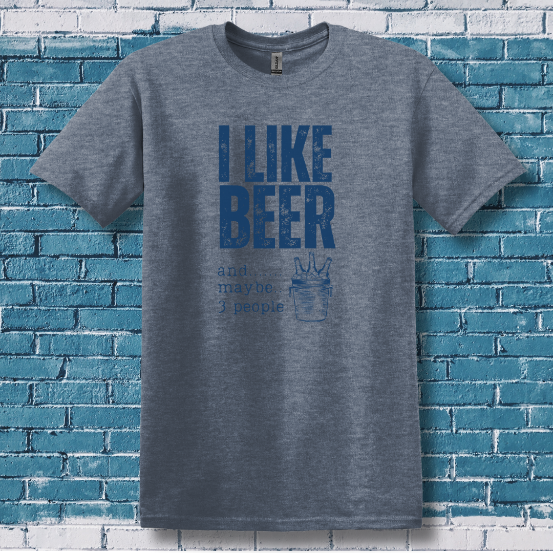 This is image of I Like Beer T-Shirt version 13