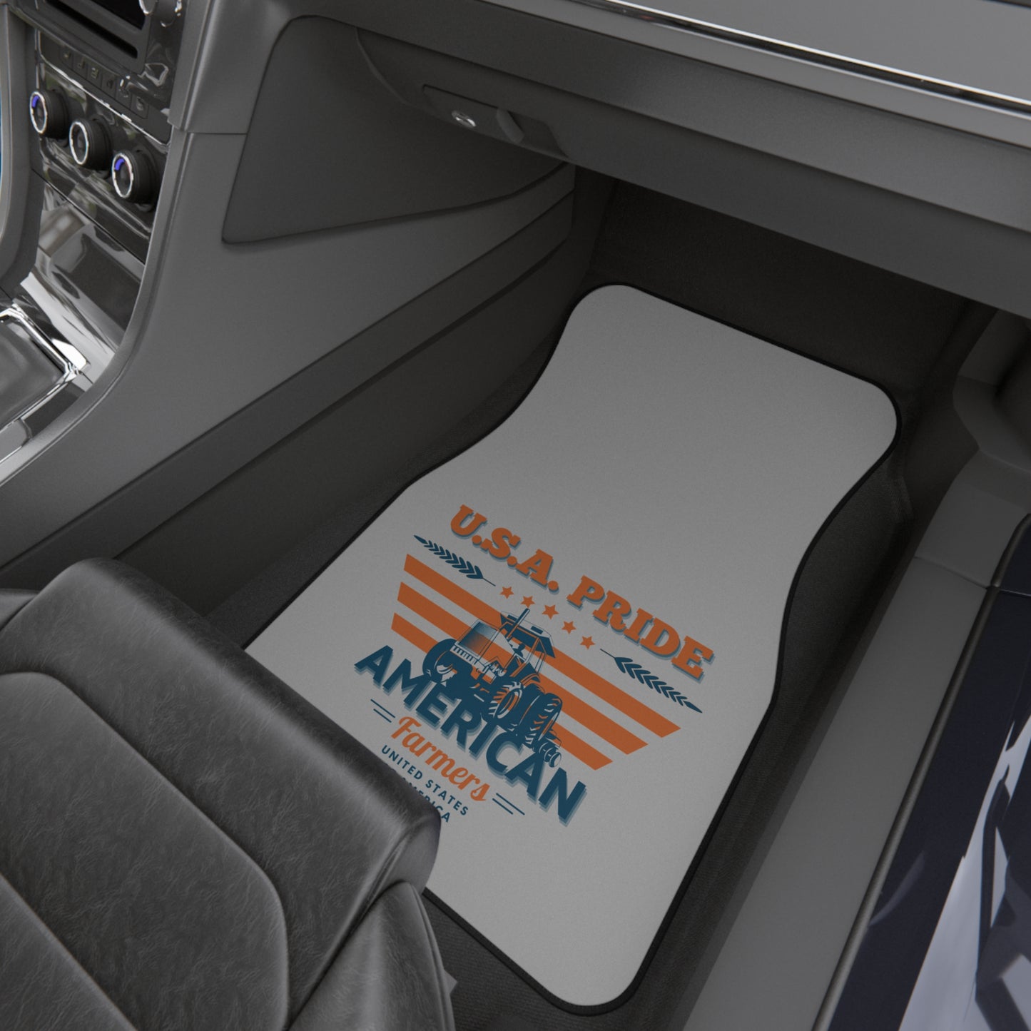 Car Mats (2x Front) | USA Pride American Farmers