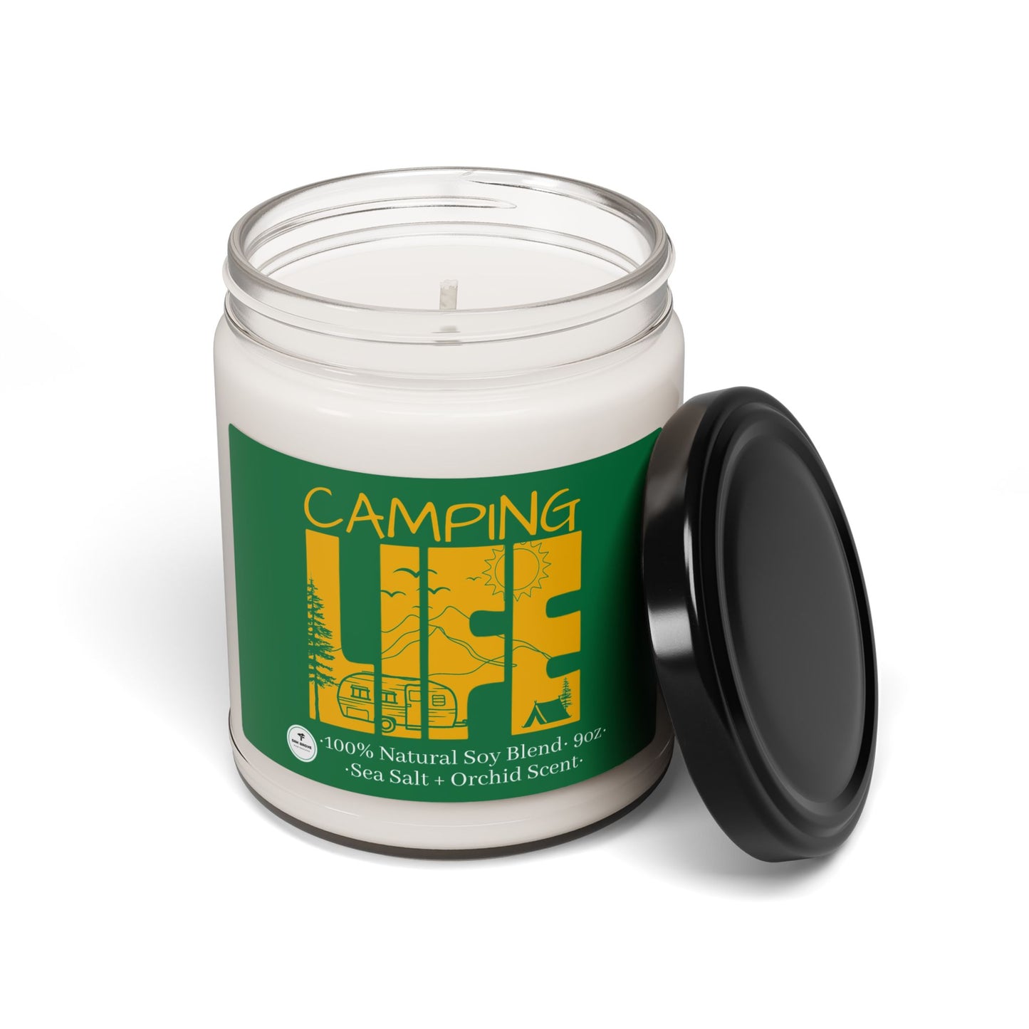 Scented Soy Candle, 9oz - Camping Life