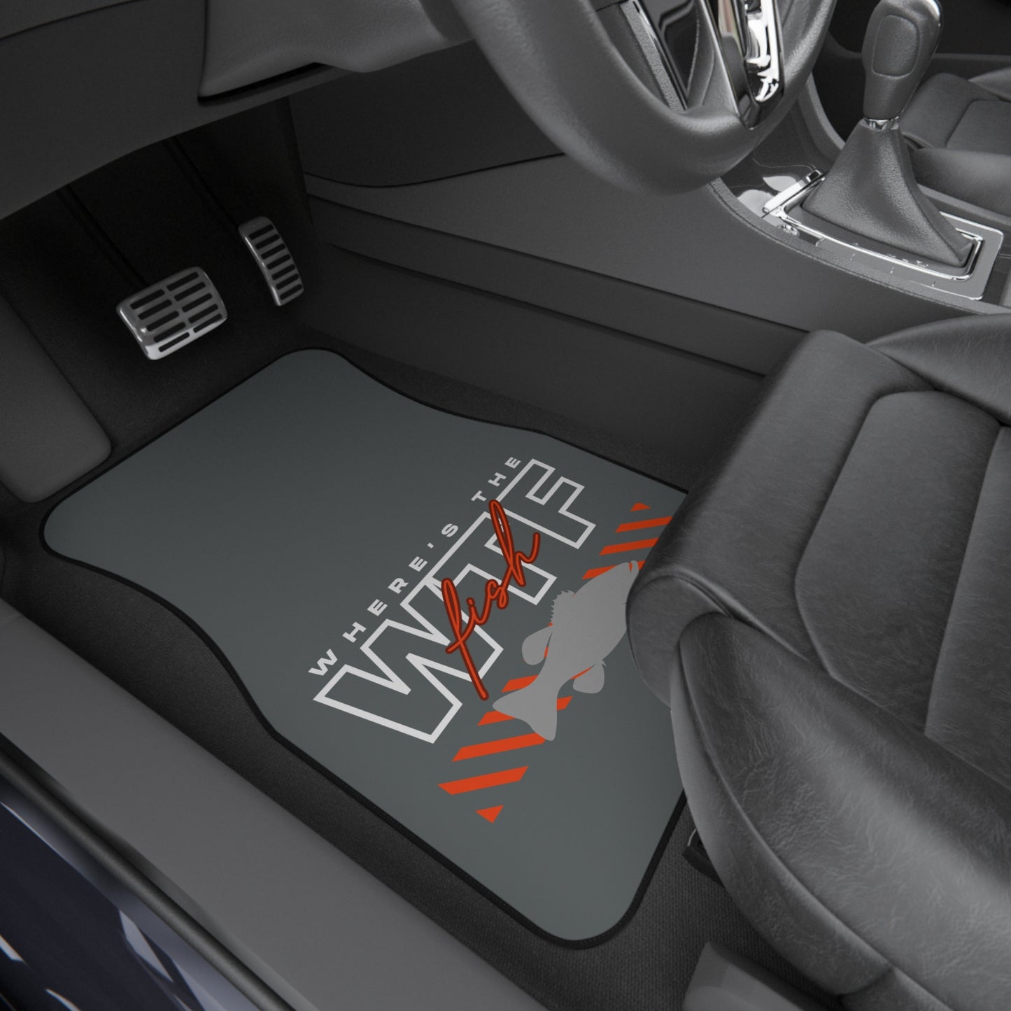 Car Mats (2x Front) | WTF Where's the Fish
