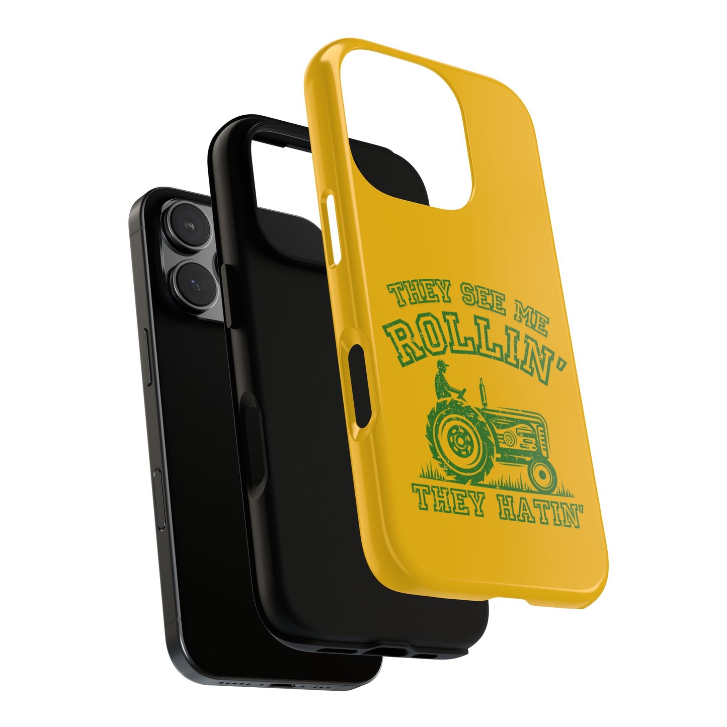 Cell Phone Case | They See Me Rollin They Hatin Tractor | For iPhone, Samsung Galaxy, and Google Pixel
