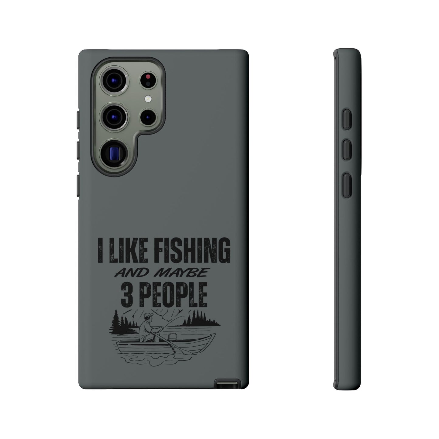 Cell Phone Case | I Like Fishing | For iPhone, Samsung Galaxy, and Google Pixel