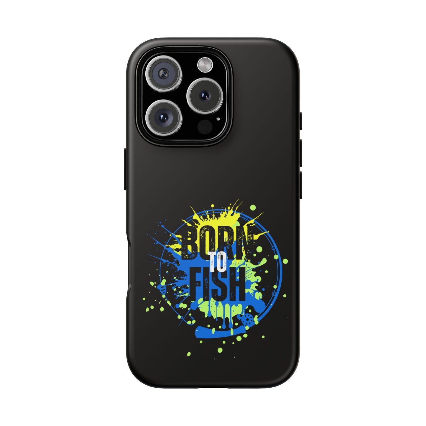 Cell Phone Case | Born to Fish | For iPhone, Samsung Galaxy, and Google Pixel