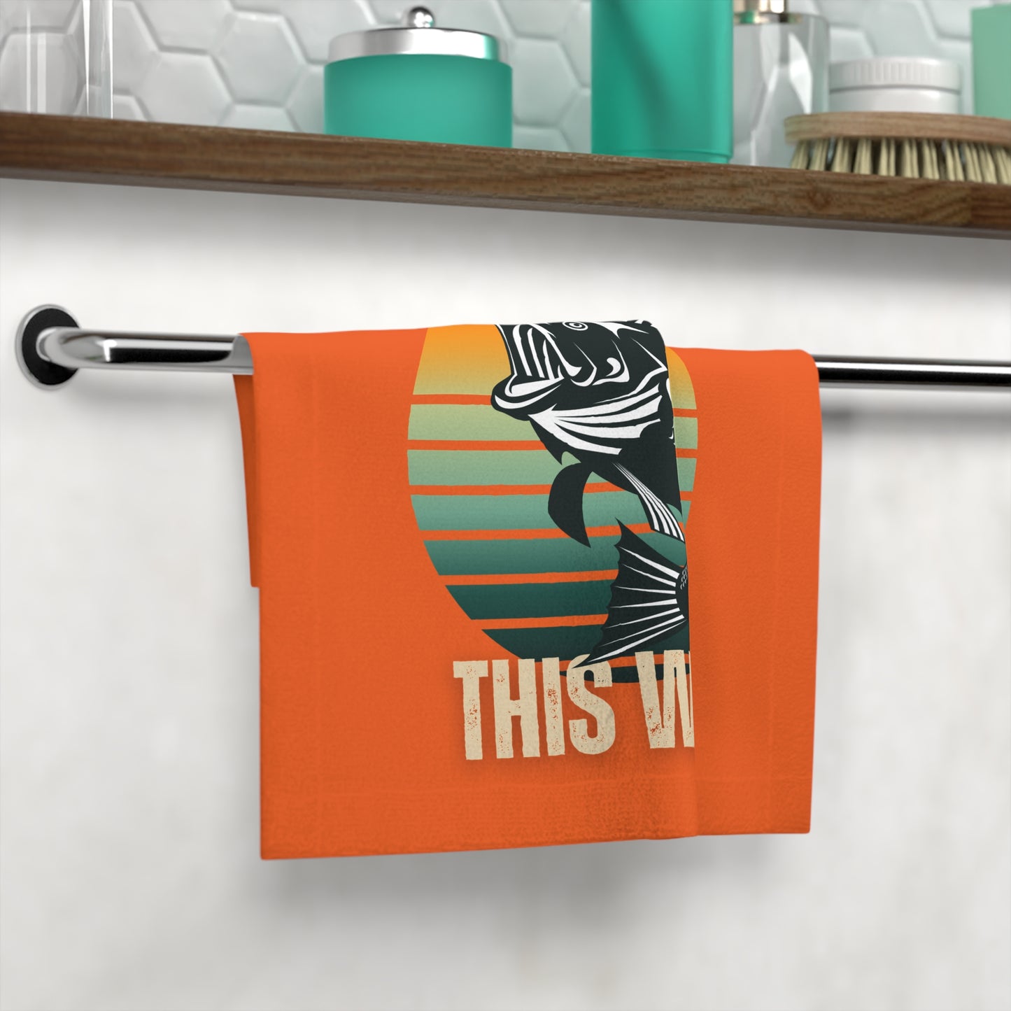 Face Towel - Lunkers are Just a Cast This Way