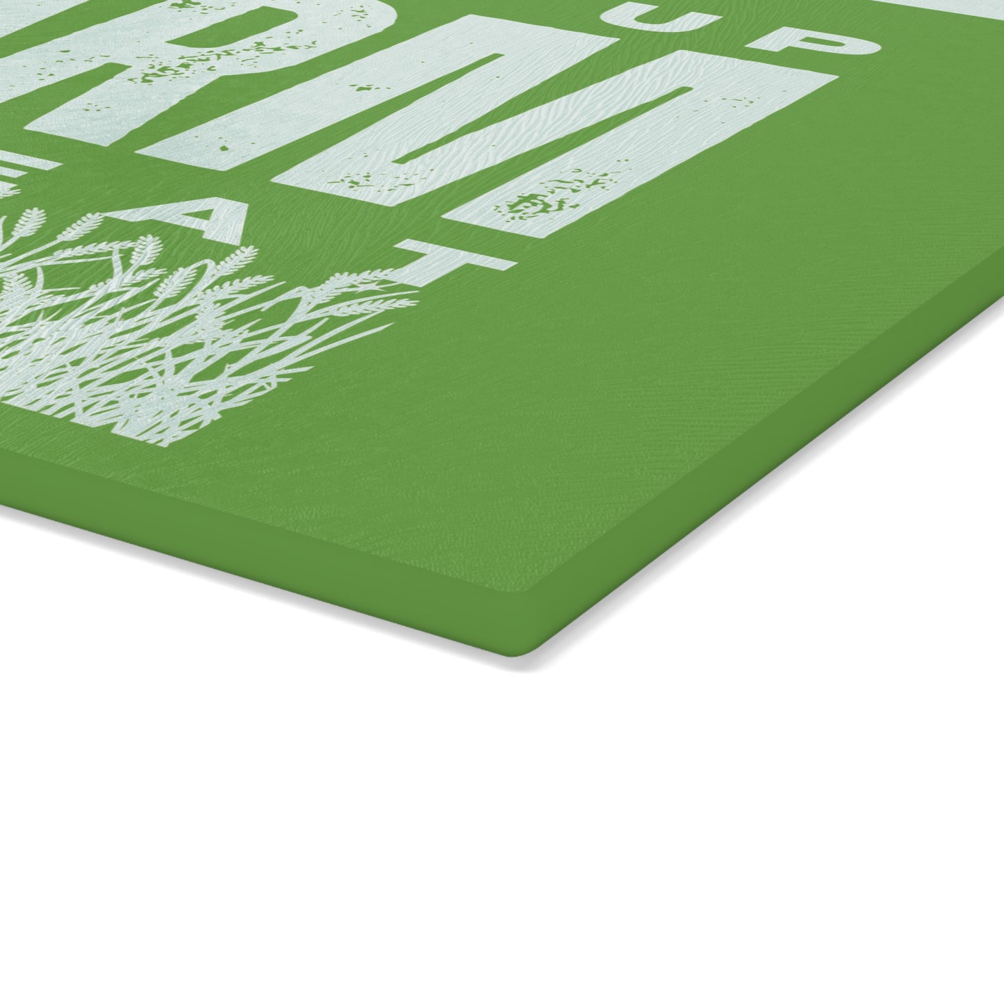 Glass Cutting Board - Wake Up Farm Repeat