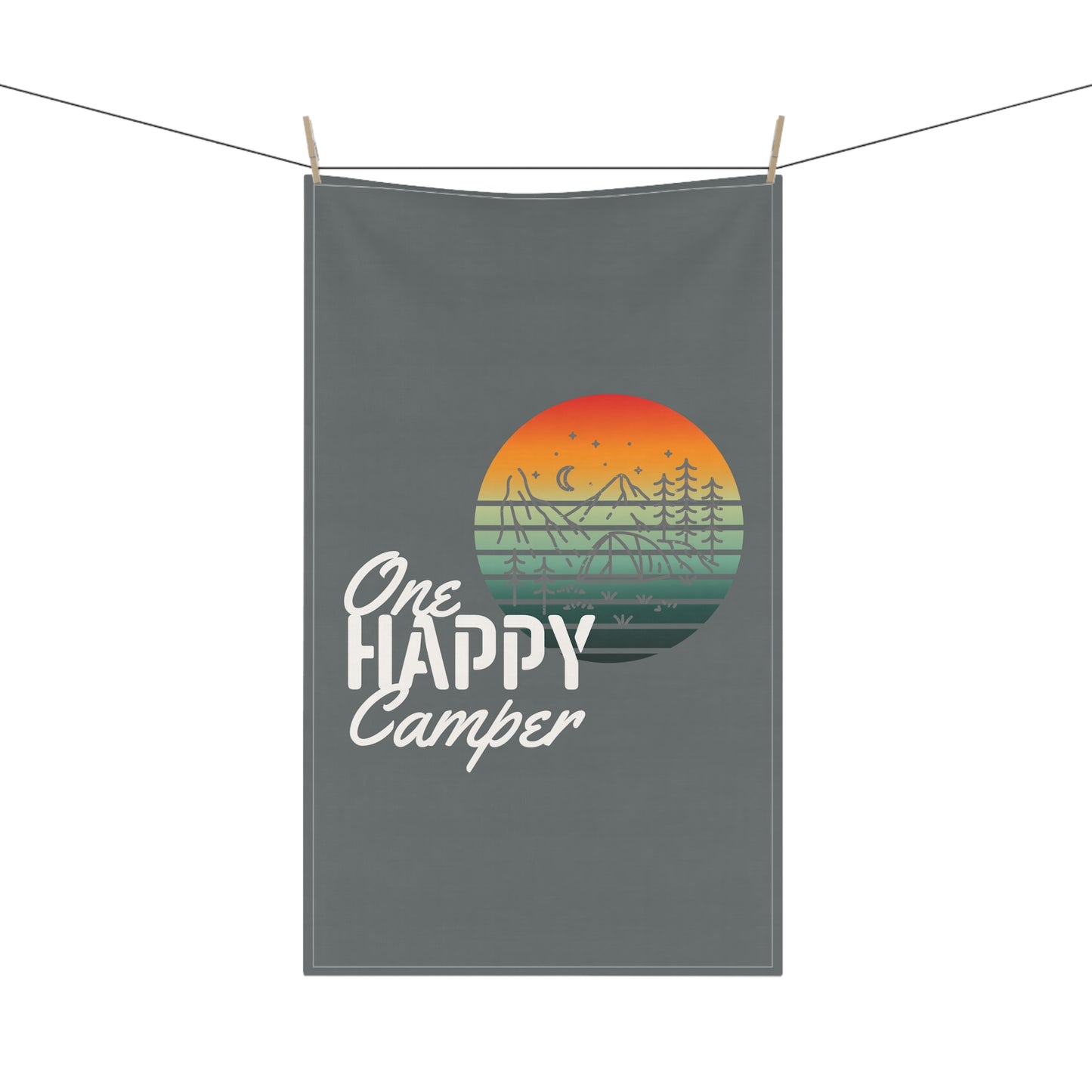 Kitchen Towel - One Happy Camper