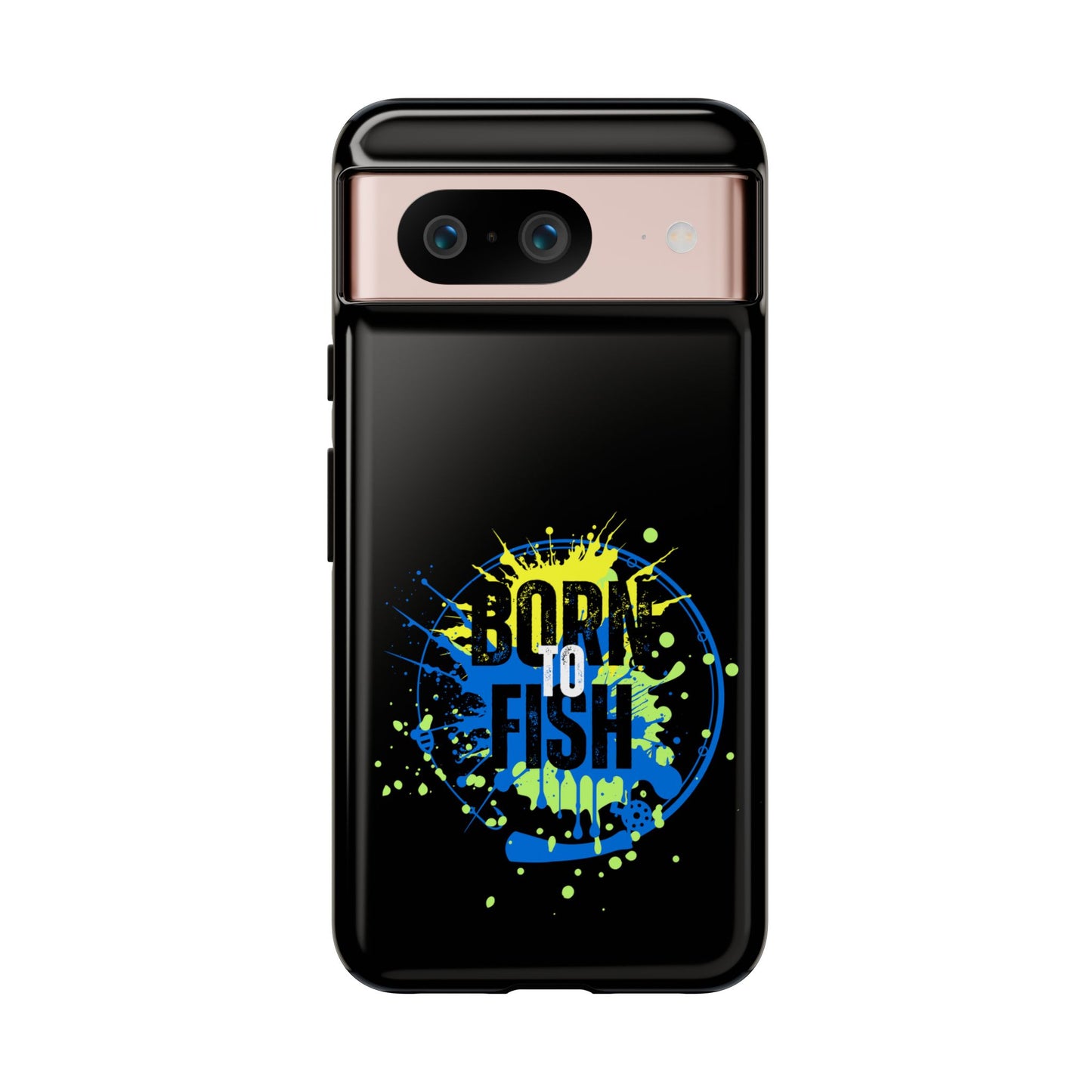 Cell Phone Case | Born to Fish | For iPhone, Samsung Galaxy, and Google Pixel