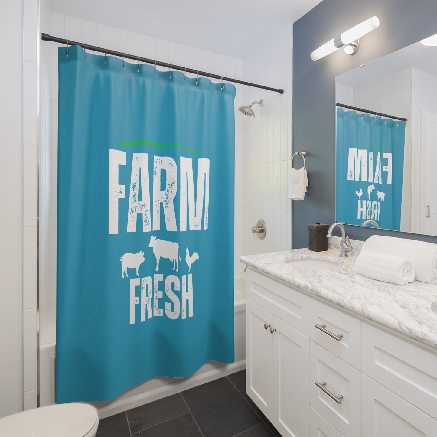Shower Curtains - Farm Fresh