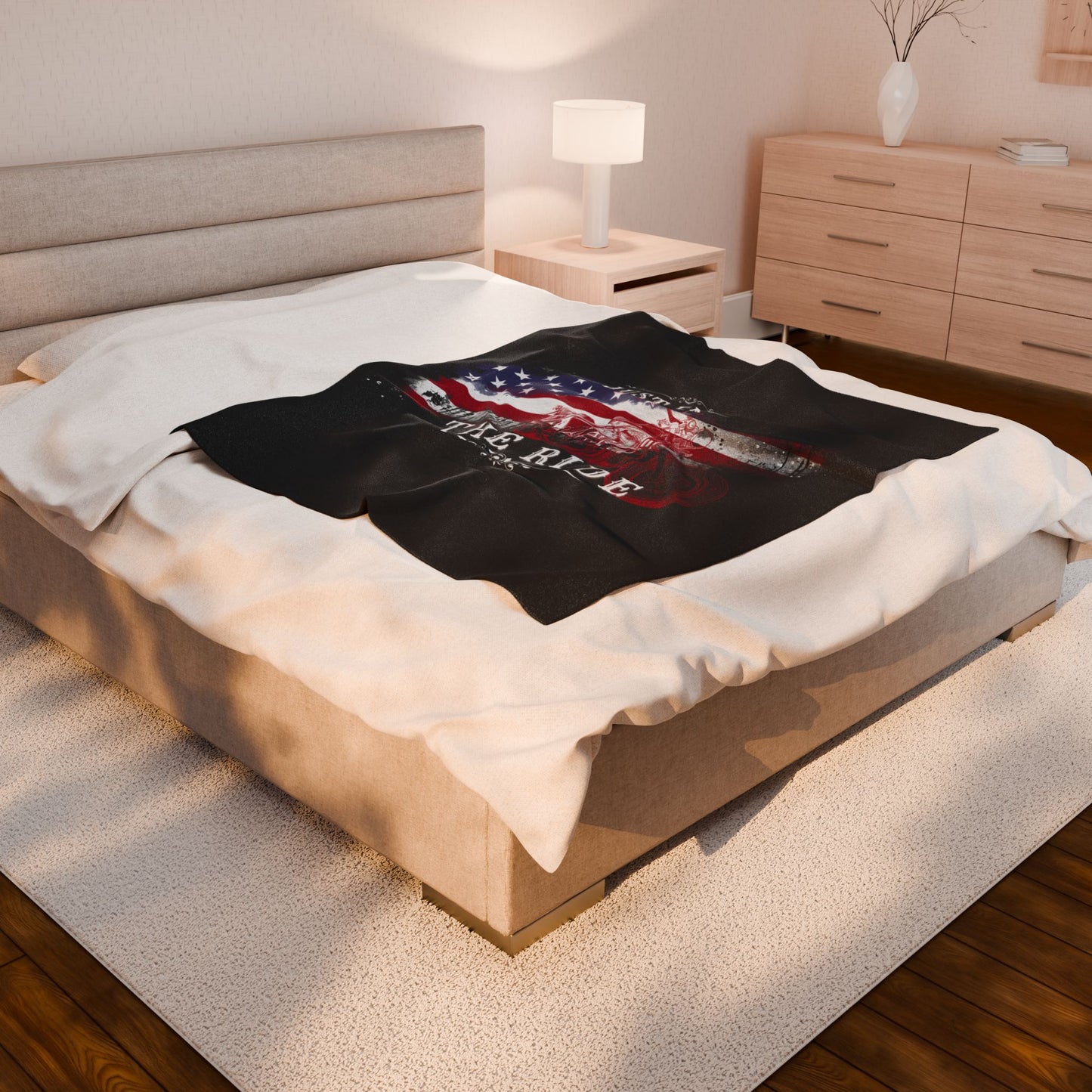 Velveteen Plush Blanket - Just Enjoy the Ride