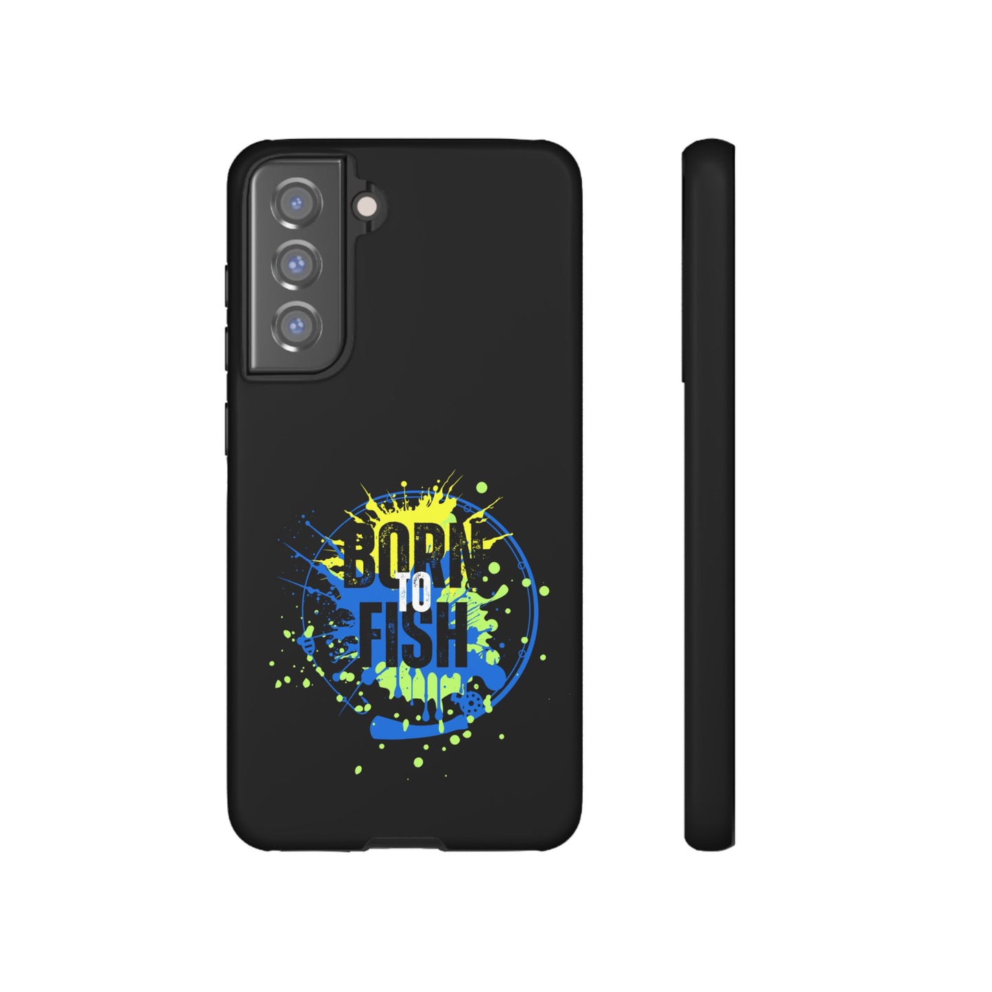 Cell Phone Case | Born to Fish | For iPhone, Samsung Galaxy, and Google Pixel