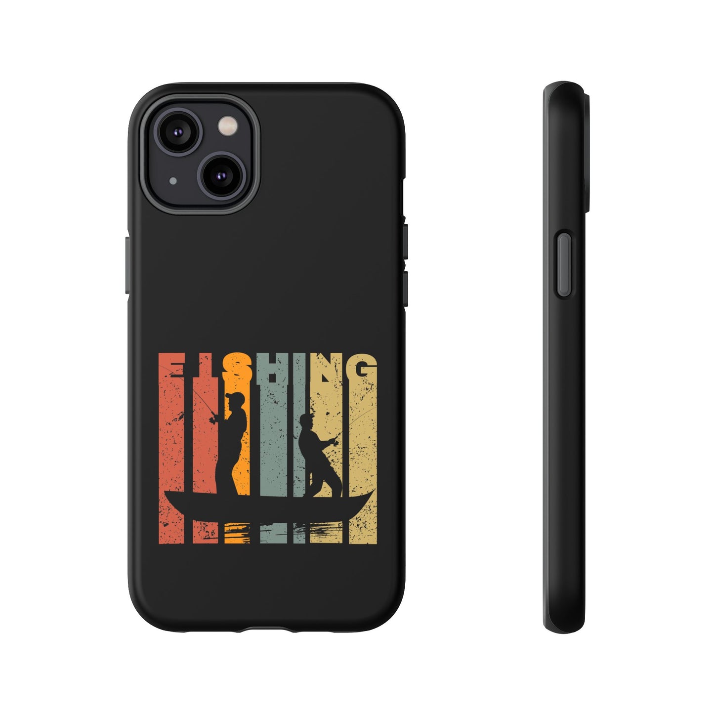 Cell Phone Case | Fishing Grunge | For iPhone, Samsung Galaxy, and Google Pixel