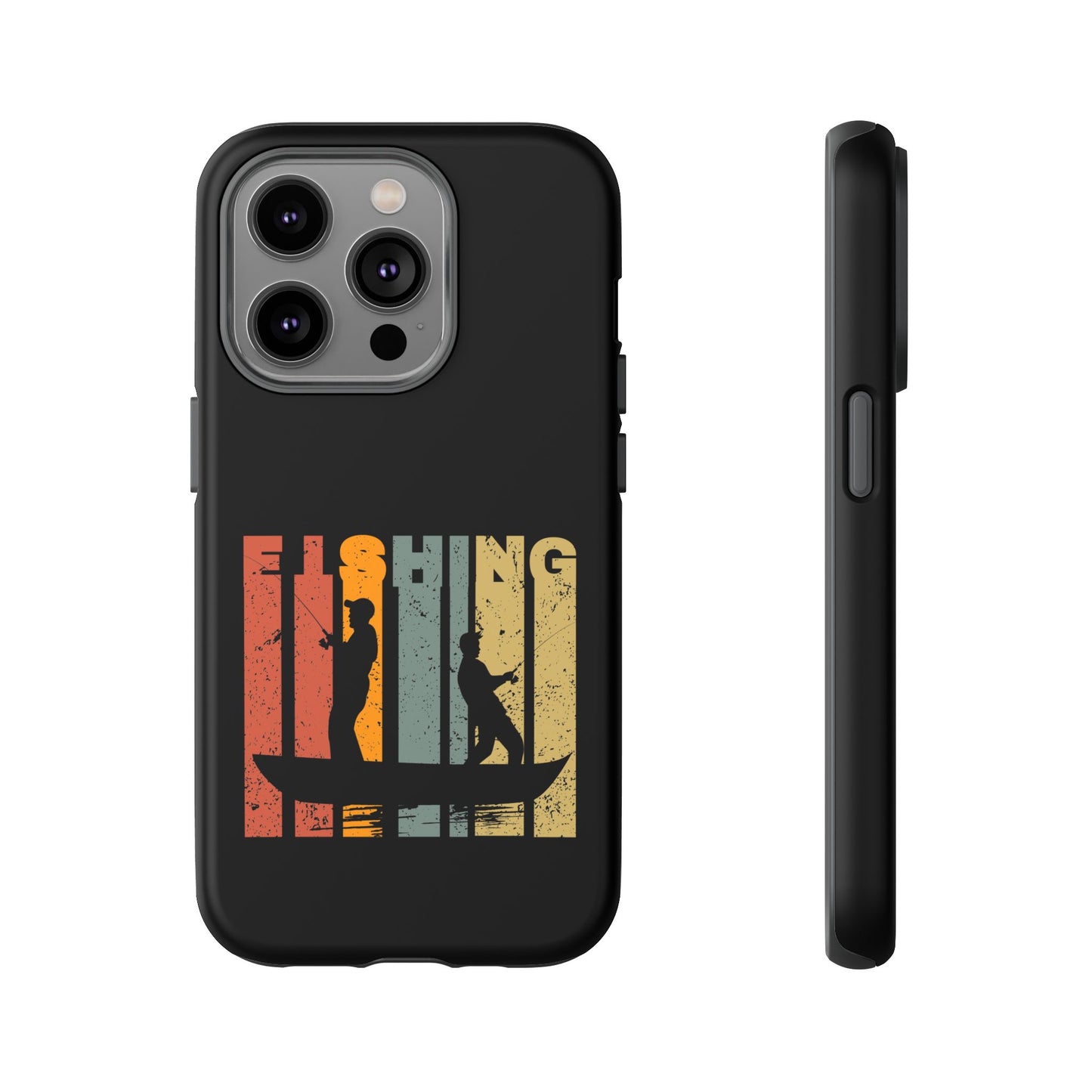 Cell Phone Case | Fishing Grunge | For iPhone, Samsung Galaxy, and Google Pixel
