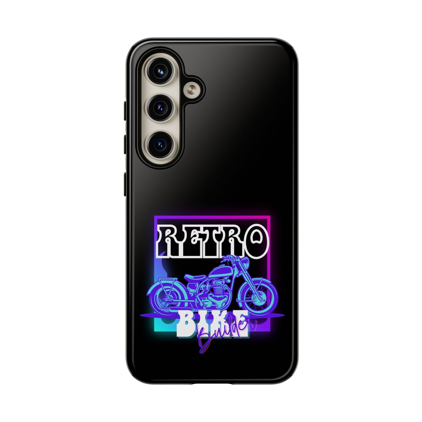 Cell Phone Case | Retro Bike Builder | For iPhone, Samsung Galaxy, and Google Pixel