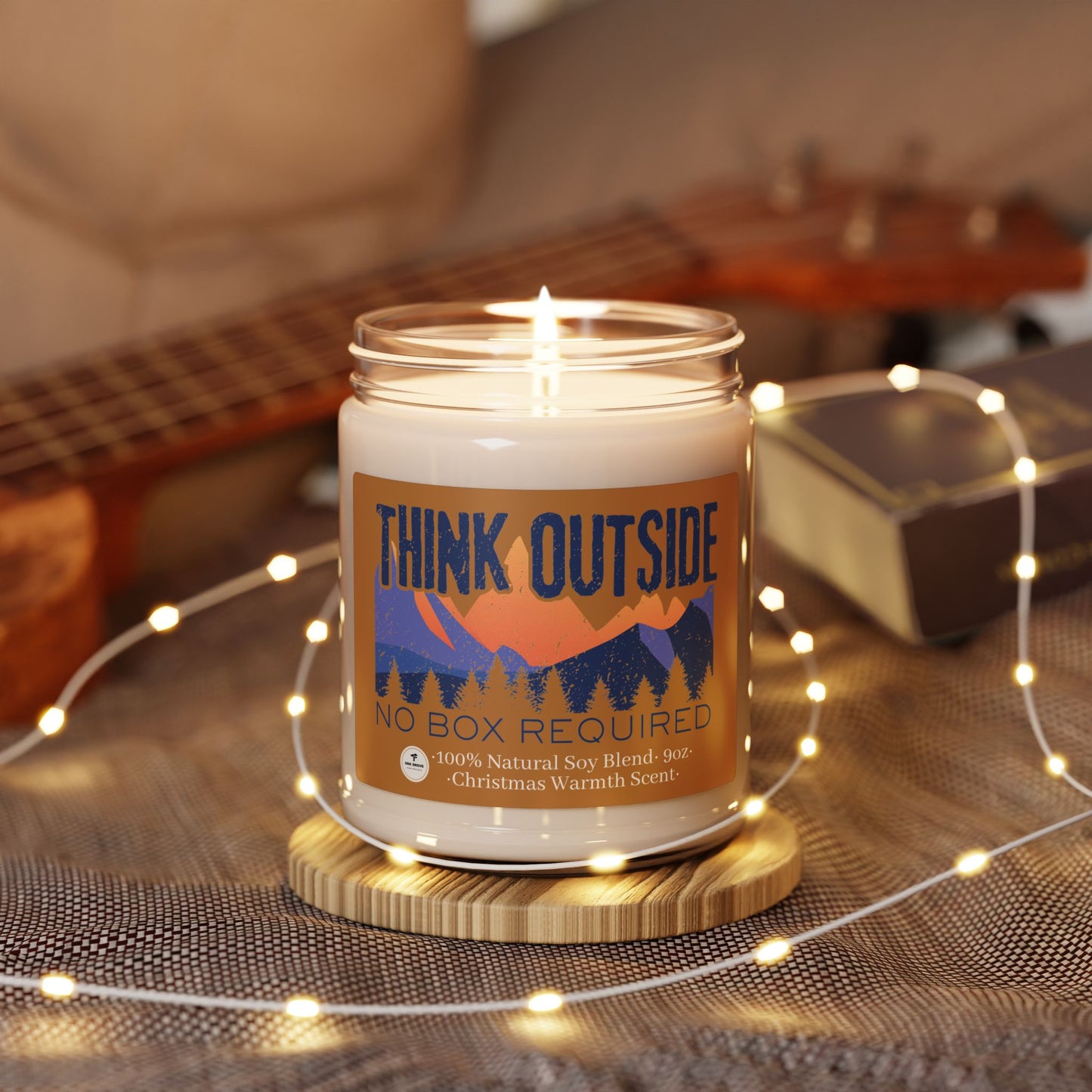 Scented Soy Candle, 9oz - Think Outside