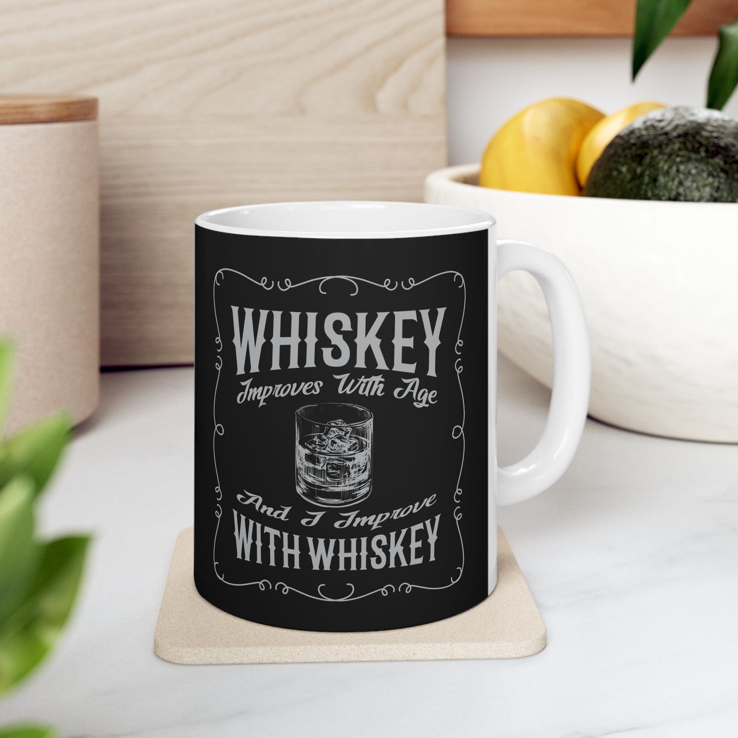 Coffee Mug - Whiskey Improves With Age