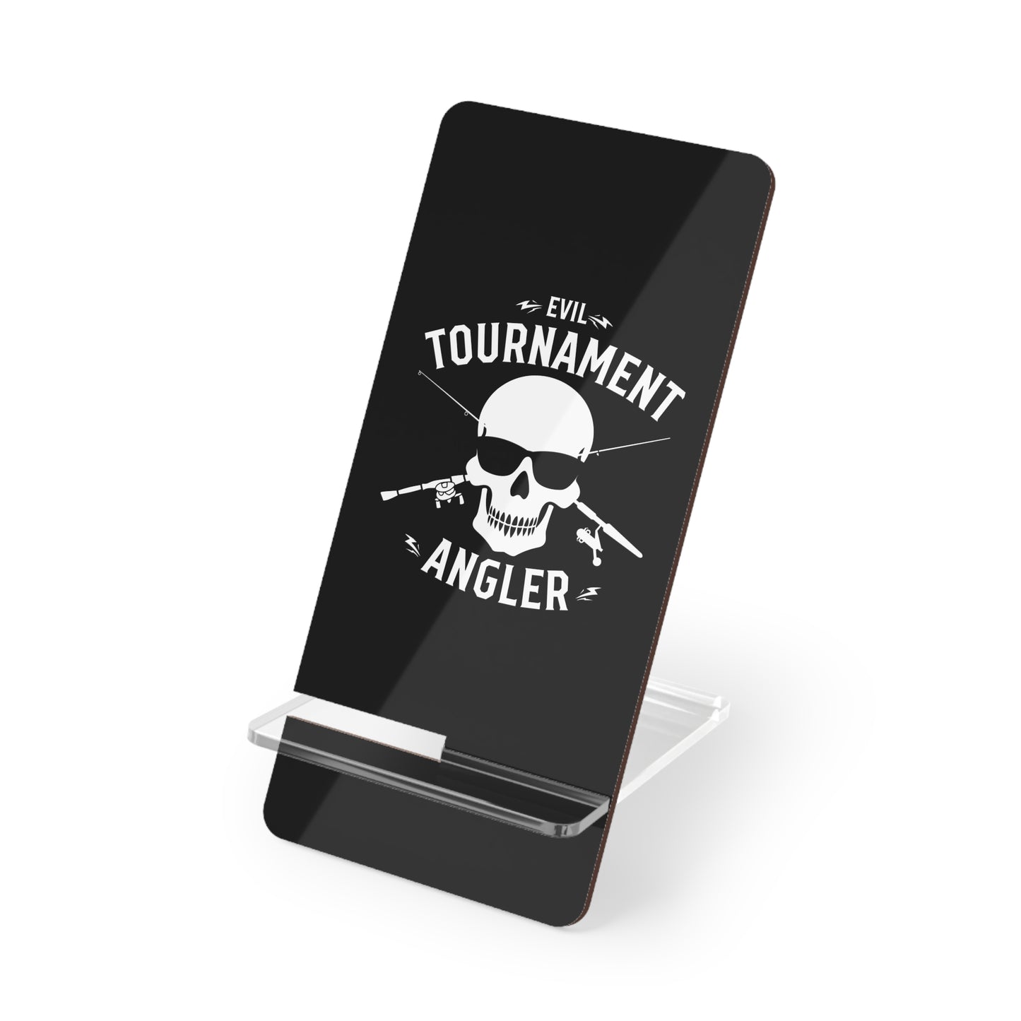 Evil Tournament Angler, Cell Phone Stand for Desk or Nightstand