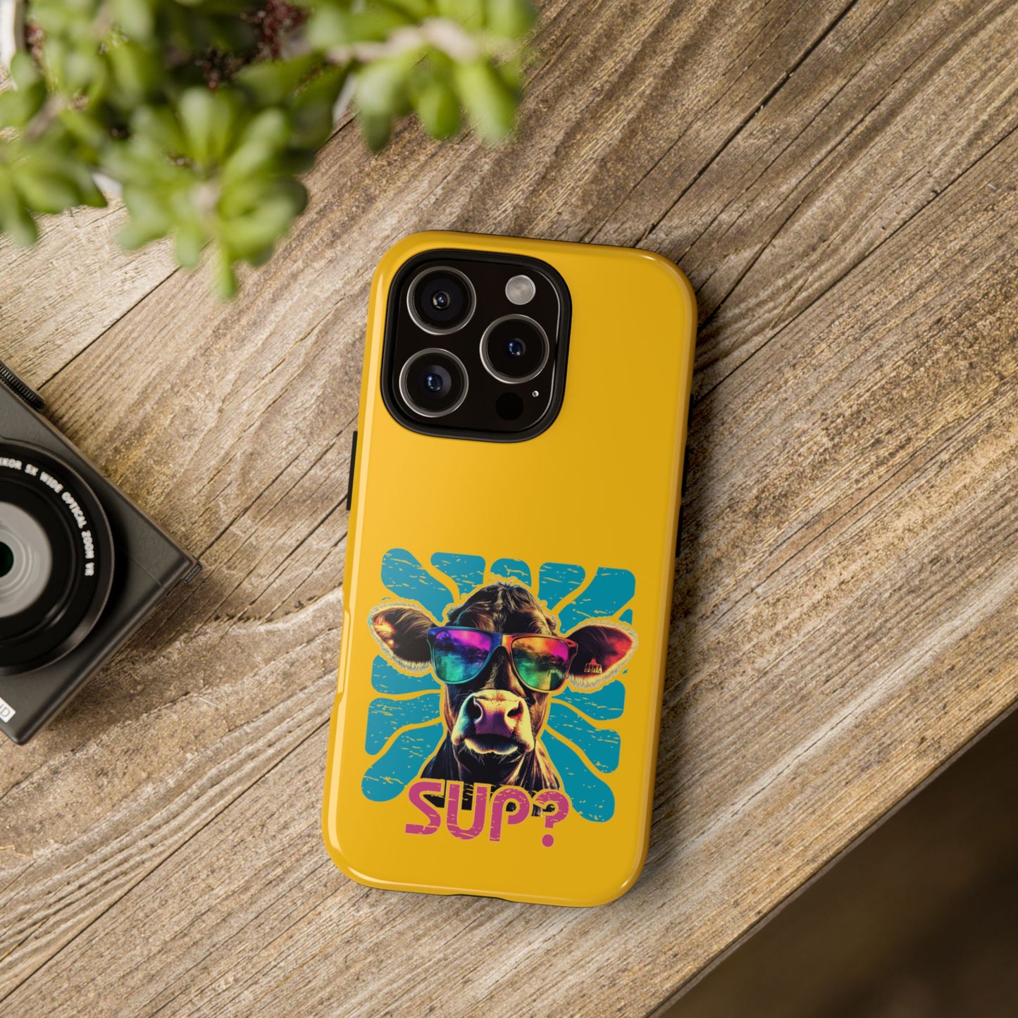 Cell Phone Case | Cow Sup? | For iPhone, Samsung Galaxy, and Google Pixel