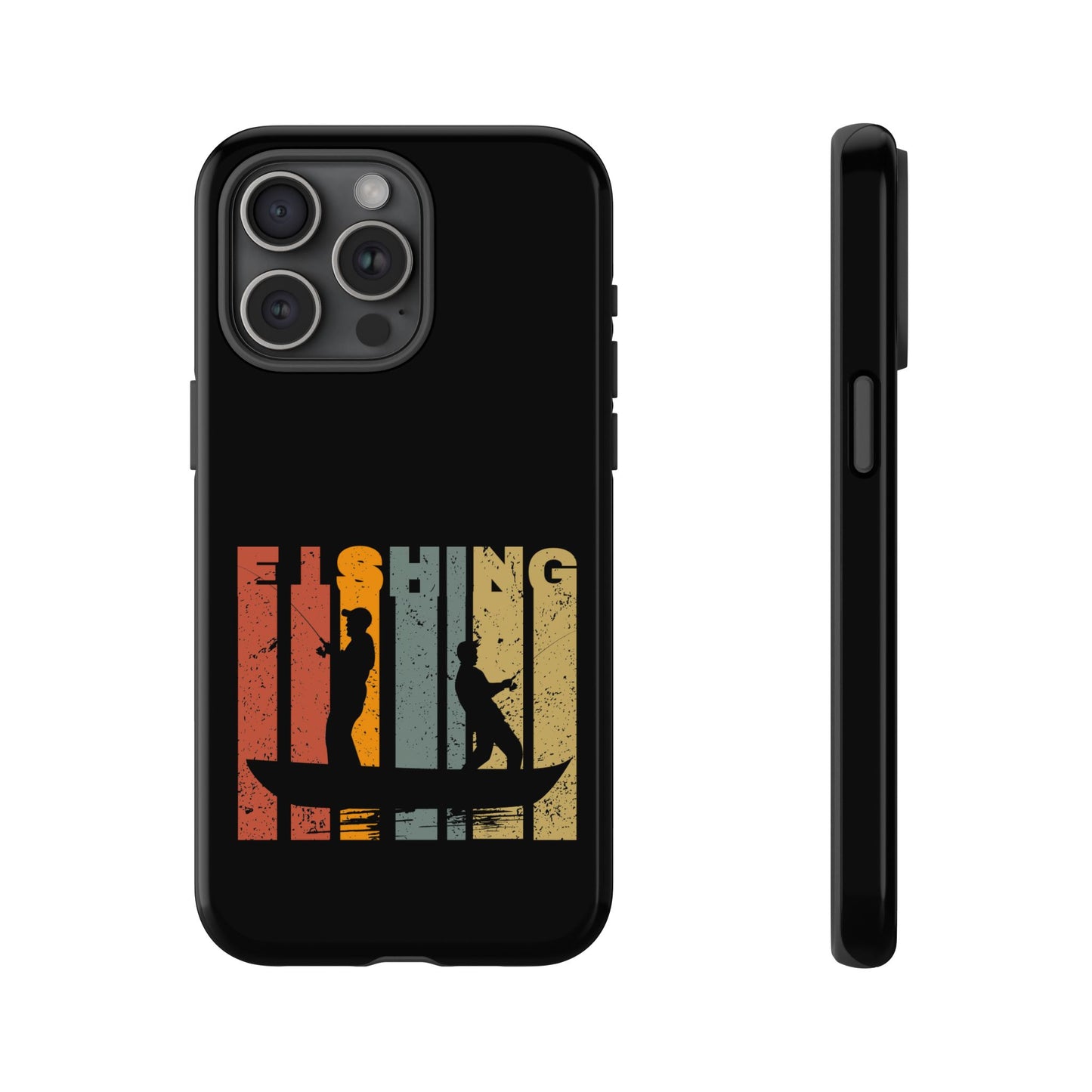 Cell Phone Case | Fishing Grunge | For iPhone, Samsung Galaxy, and Google Pixel