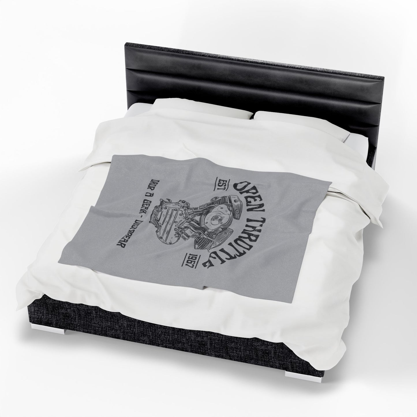 Velveteen Plush Blanket - Open Throttle