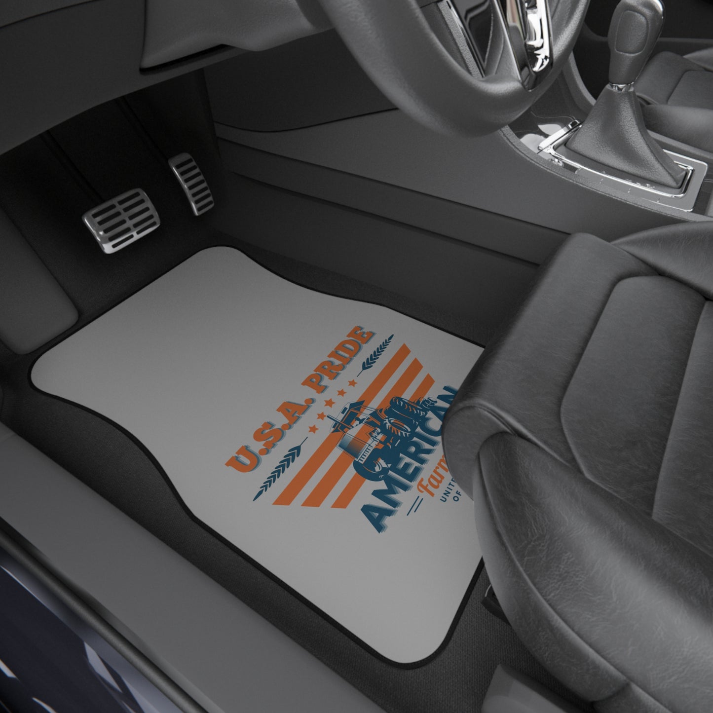 Car Mats (2x Front) | USA Pride American Farmers