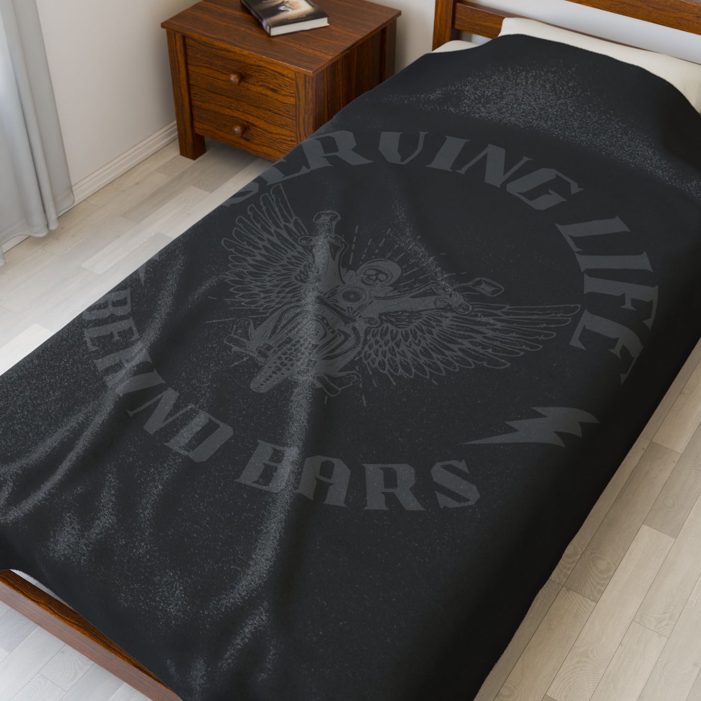 Velveteen Plush Blanket - Serving Life Behind Bars