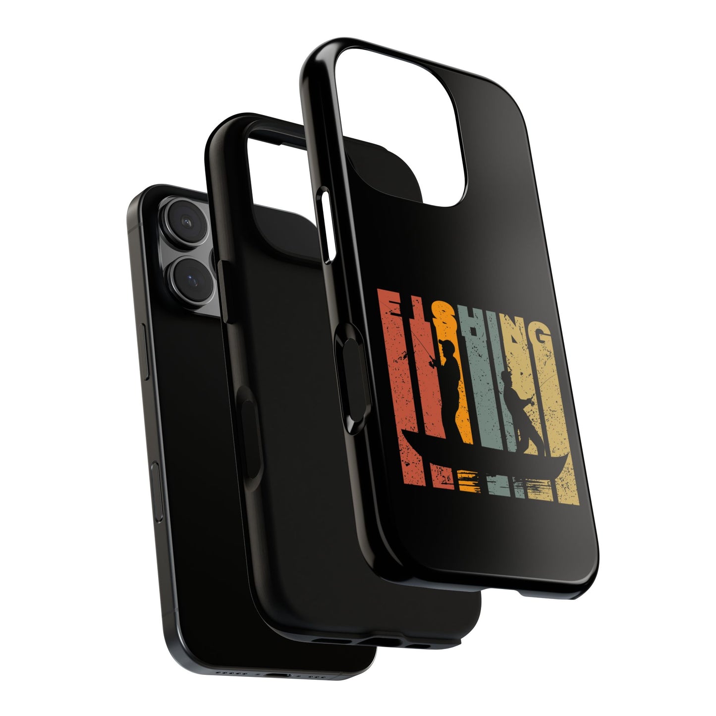 Cell Phone Case | Fishing Grunge | For iPhone, Samsung Galaxy, and Google Pixel