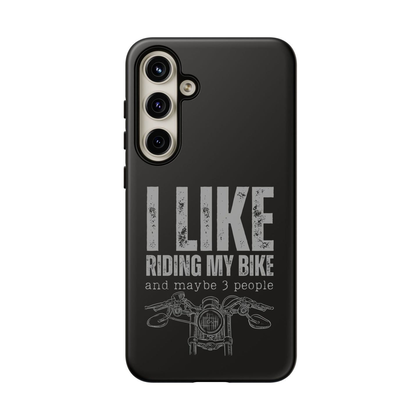 Cell Phone Case | I Like Riding My Bike | For iPhone, Samsung Galaxy, and Google Pixel