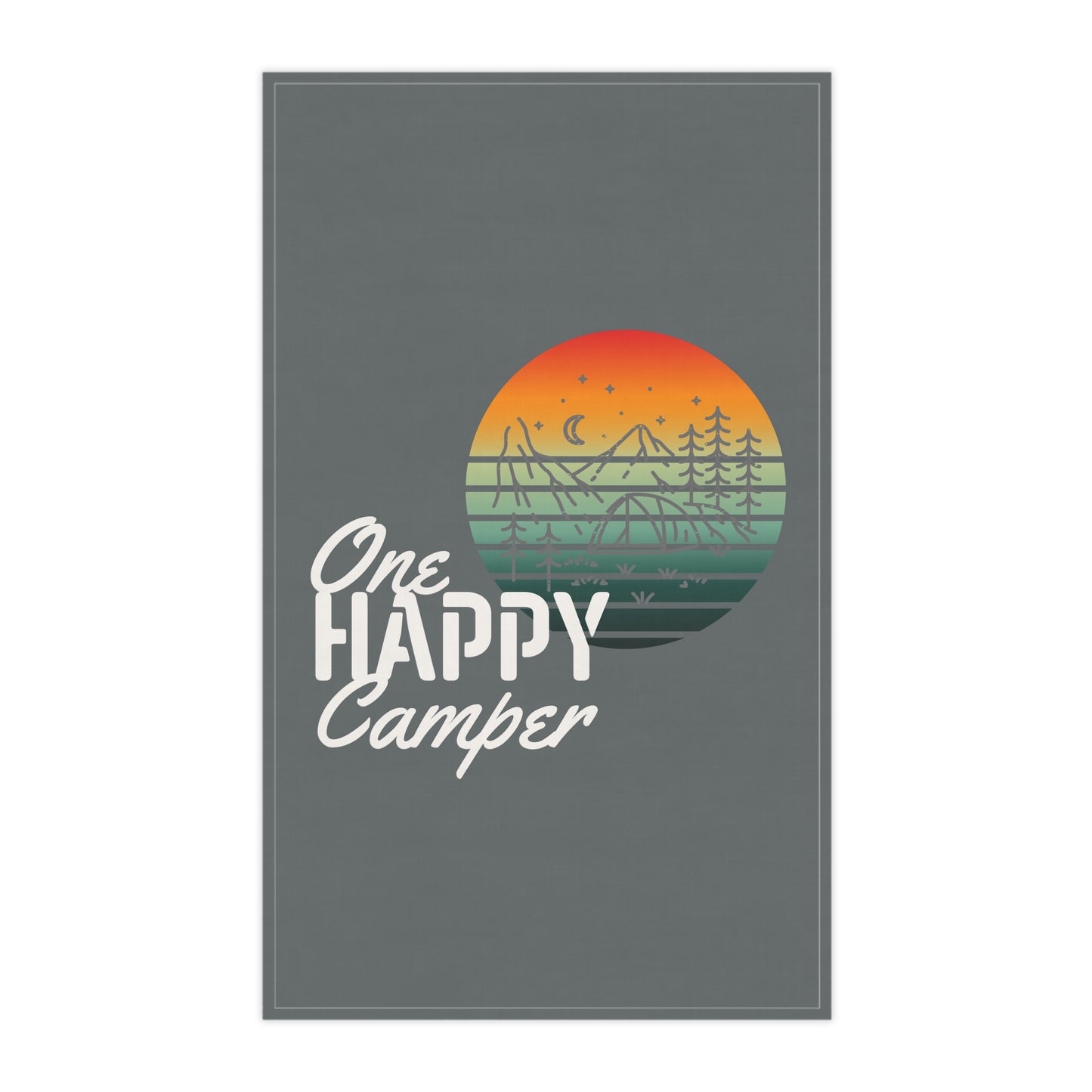 Kitchen Towel - One Happy Camper