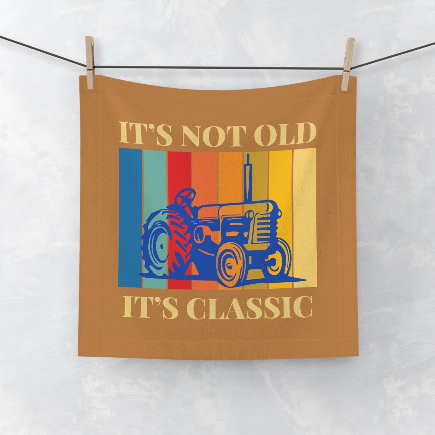 Face Towel - It's Not Old It's Classic